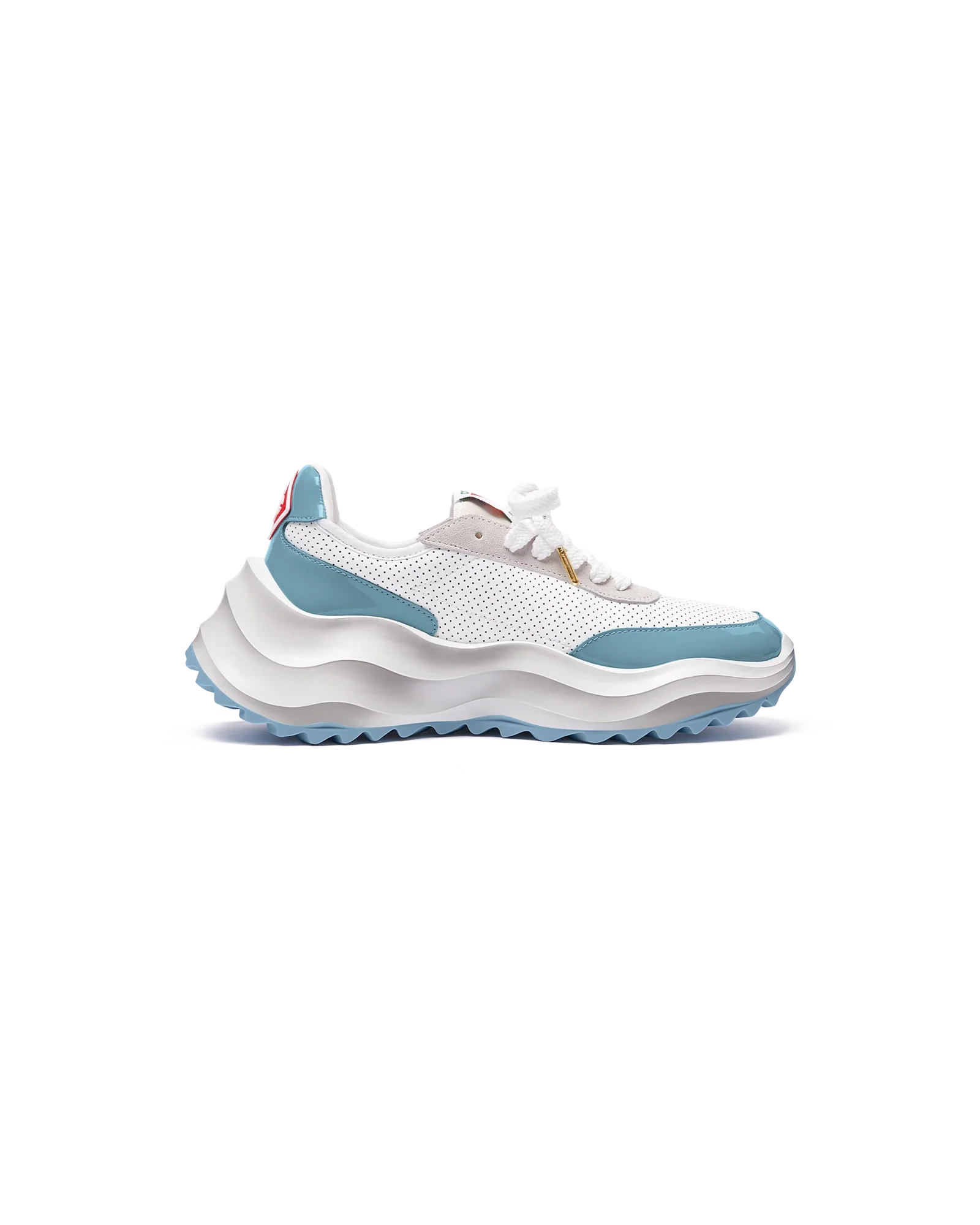 Men's Atlantis White & Powder Blue Sneaker - Image 2