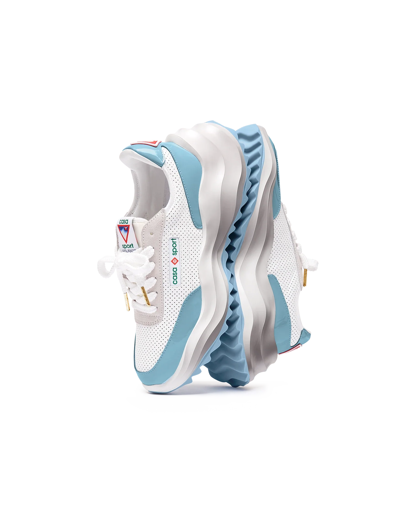 Men's Atlantis White & Powder Blue Sneaker - Image 3