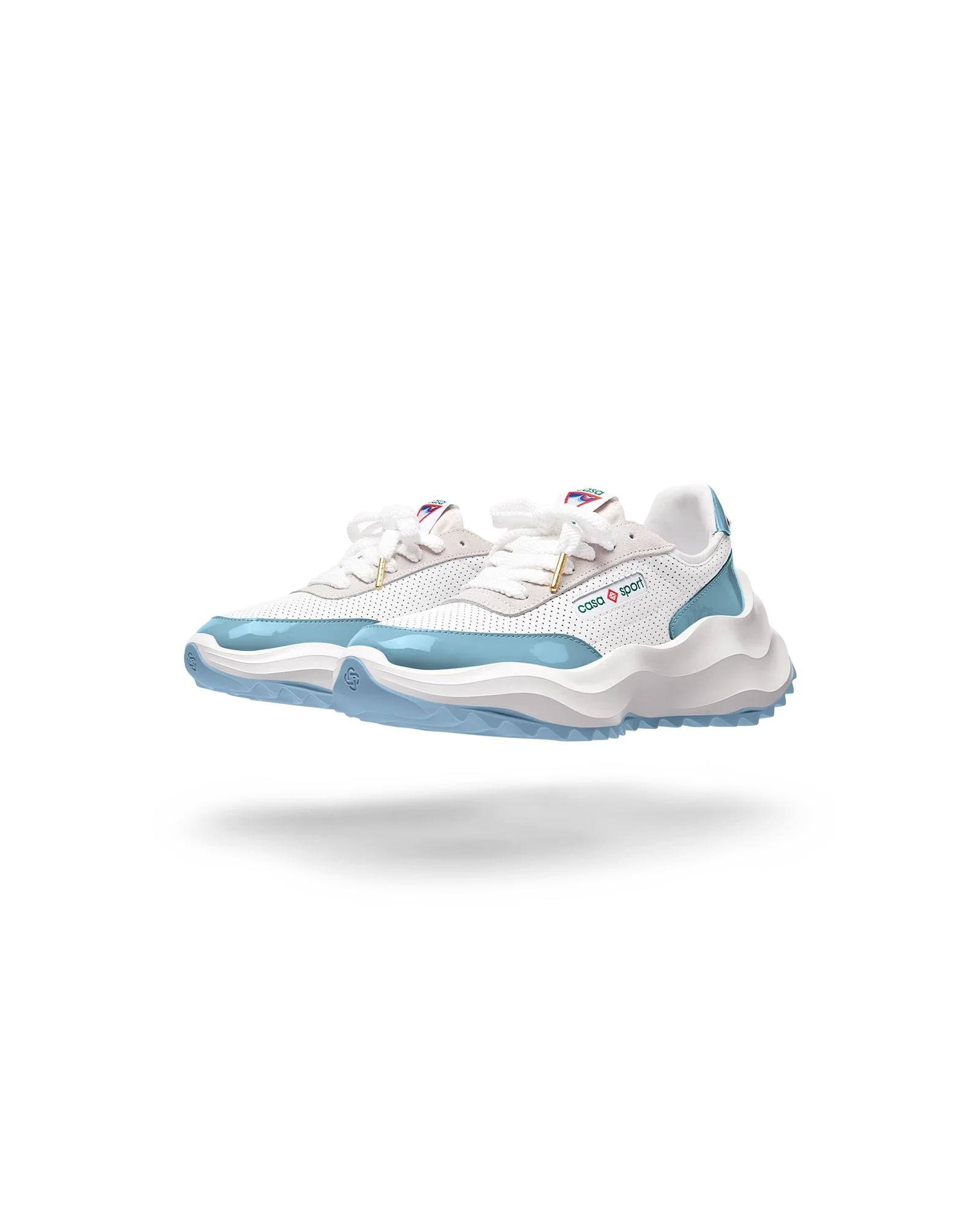 Men's Atlantis White & Powder Blue Sneaker - Image 4