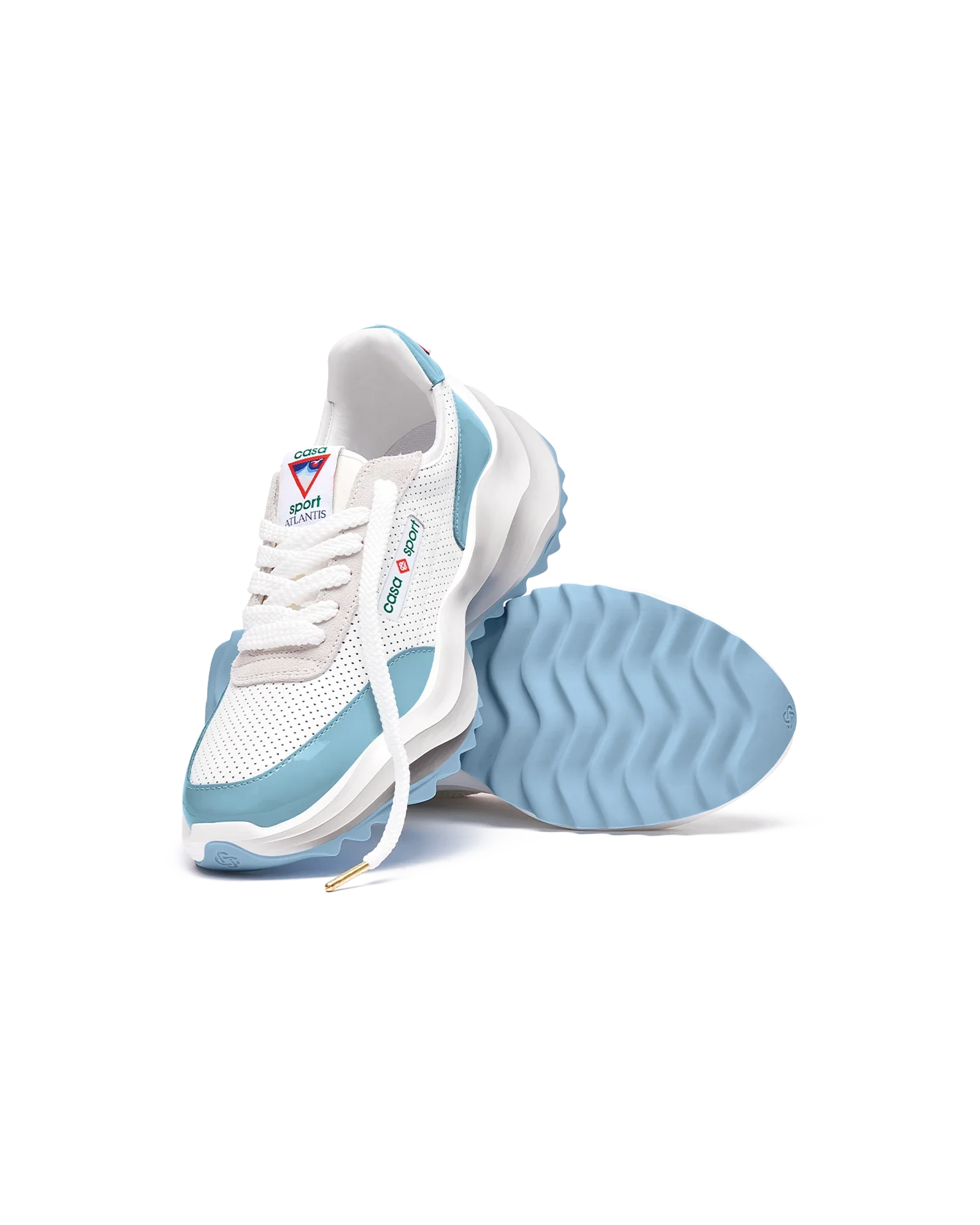 Men's Atlantis White & Powder Blue Sneaker - Image 5