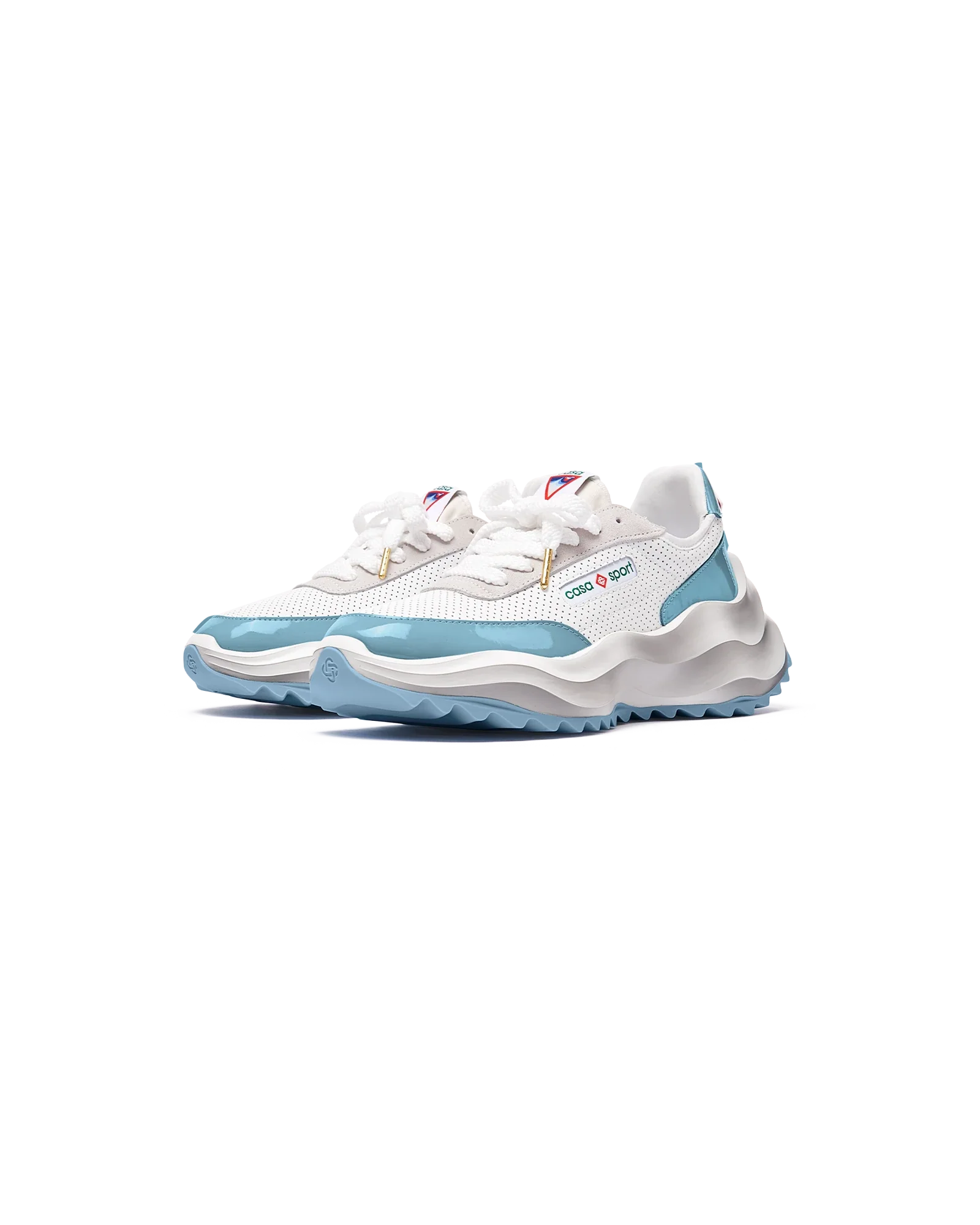 Men's Atlantis White & Powder Blue Sneaker - Image 6