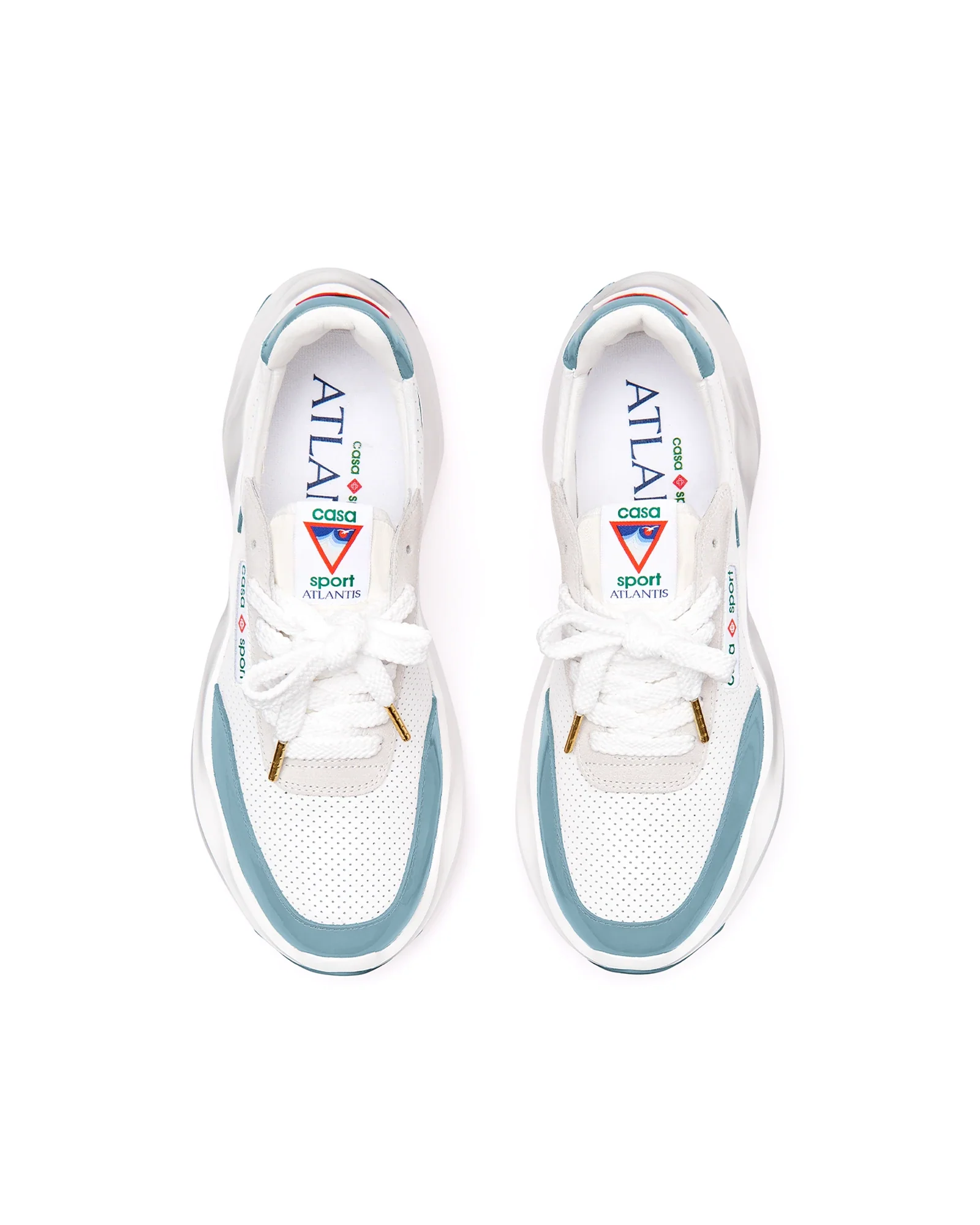 Men's Atlantis White & Powder Blue Sneaker - Image 8