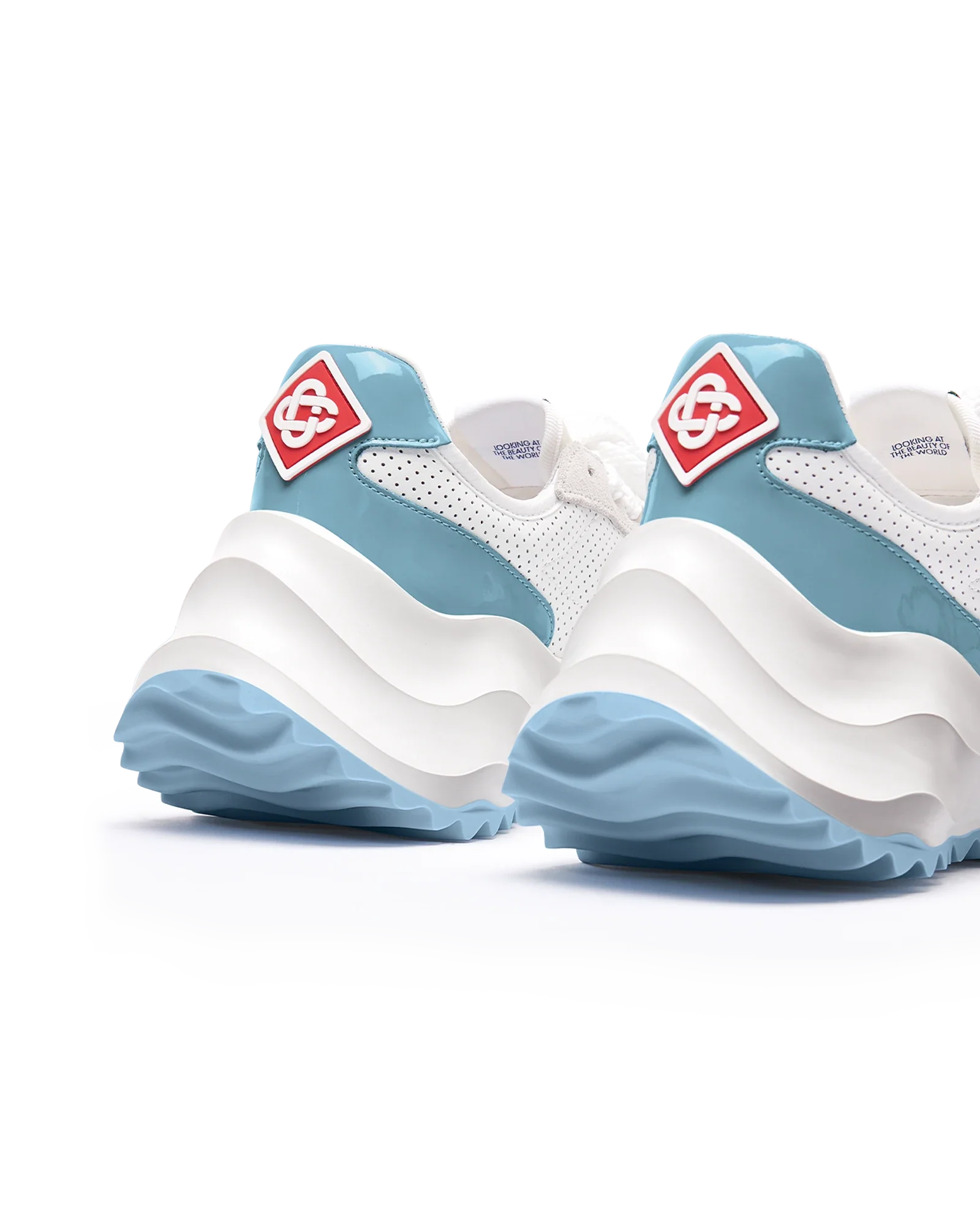 Men's Atlantis White & Powder Blue Sneaker - Image 10