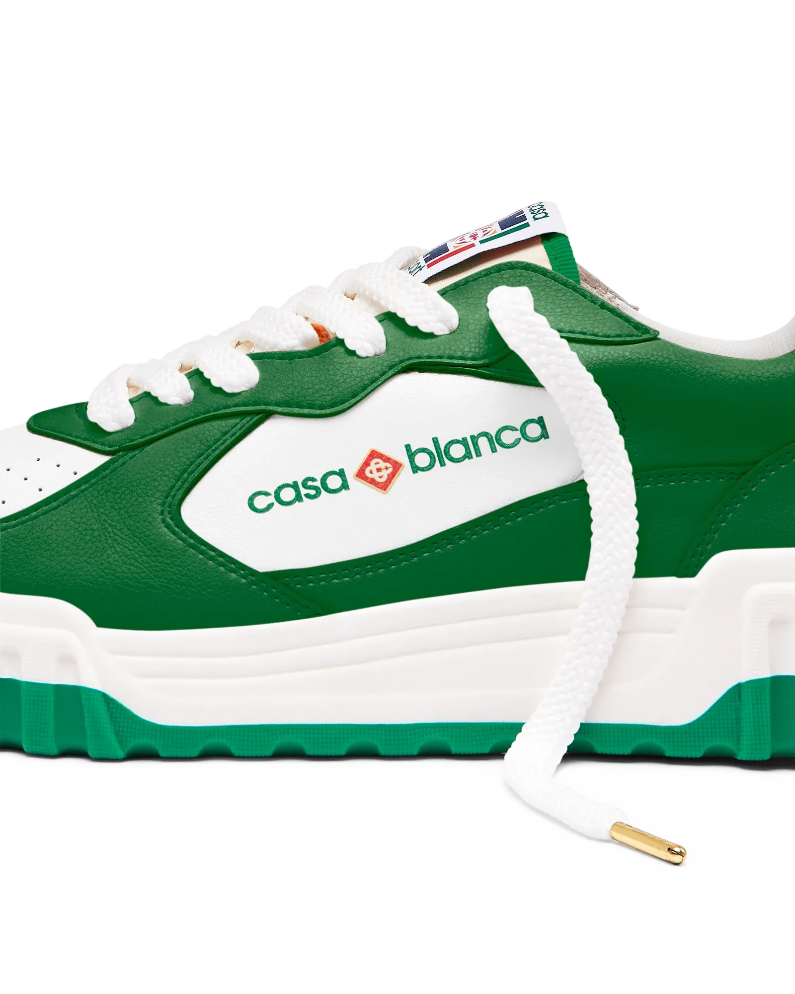 Women's Court Green & White Sneaker - 图片 11