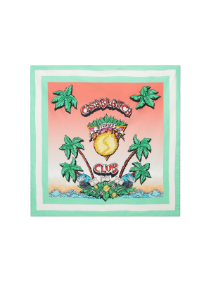 Tennis Club Medium Silk Scarf