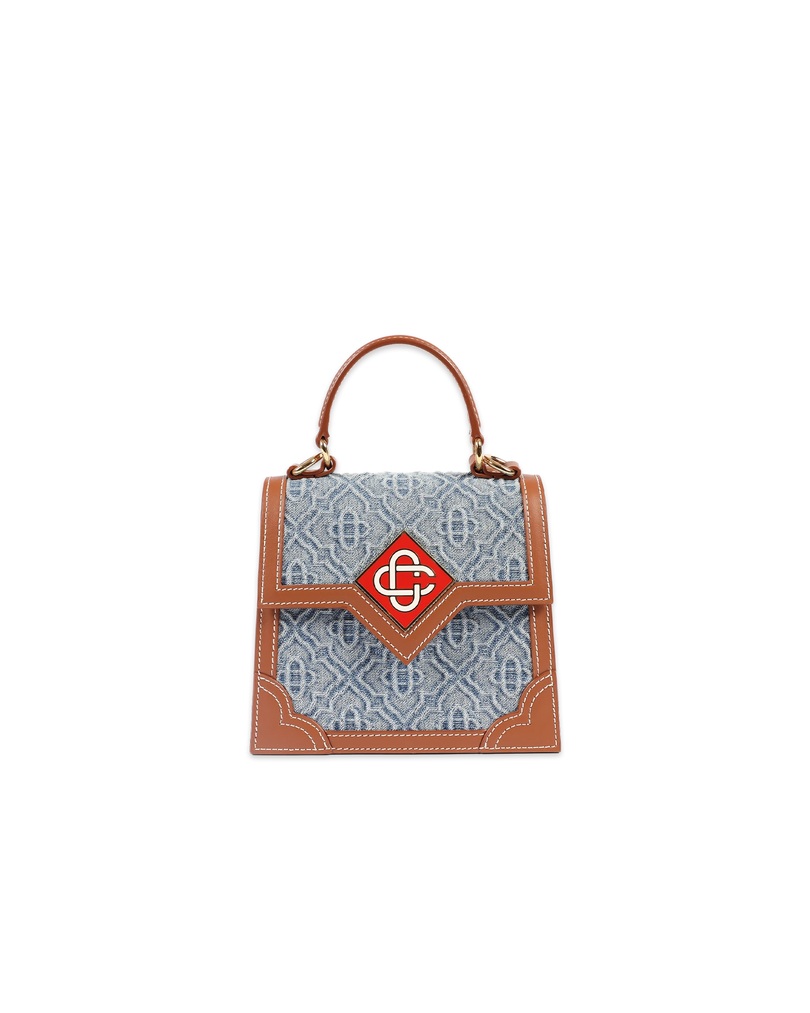 Monogram Denim Mini Jeanne Bag