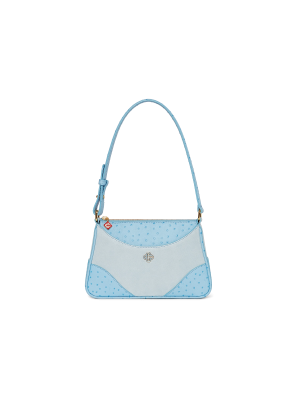 Blue Jeanne Pochette Shoulder Bag