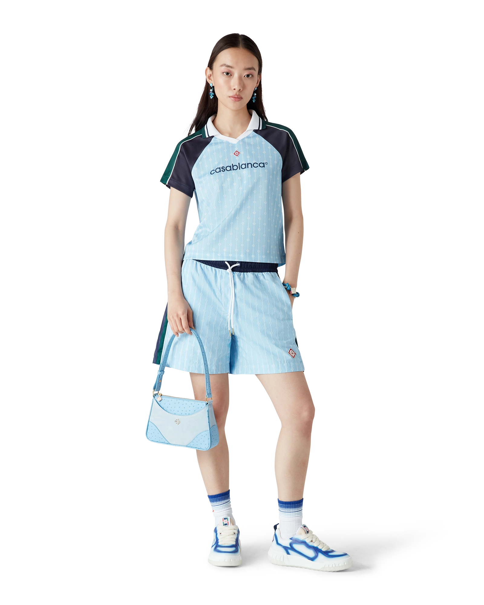 Blue Jeanne Pochette Shoulder Bag - 图片 3