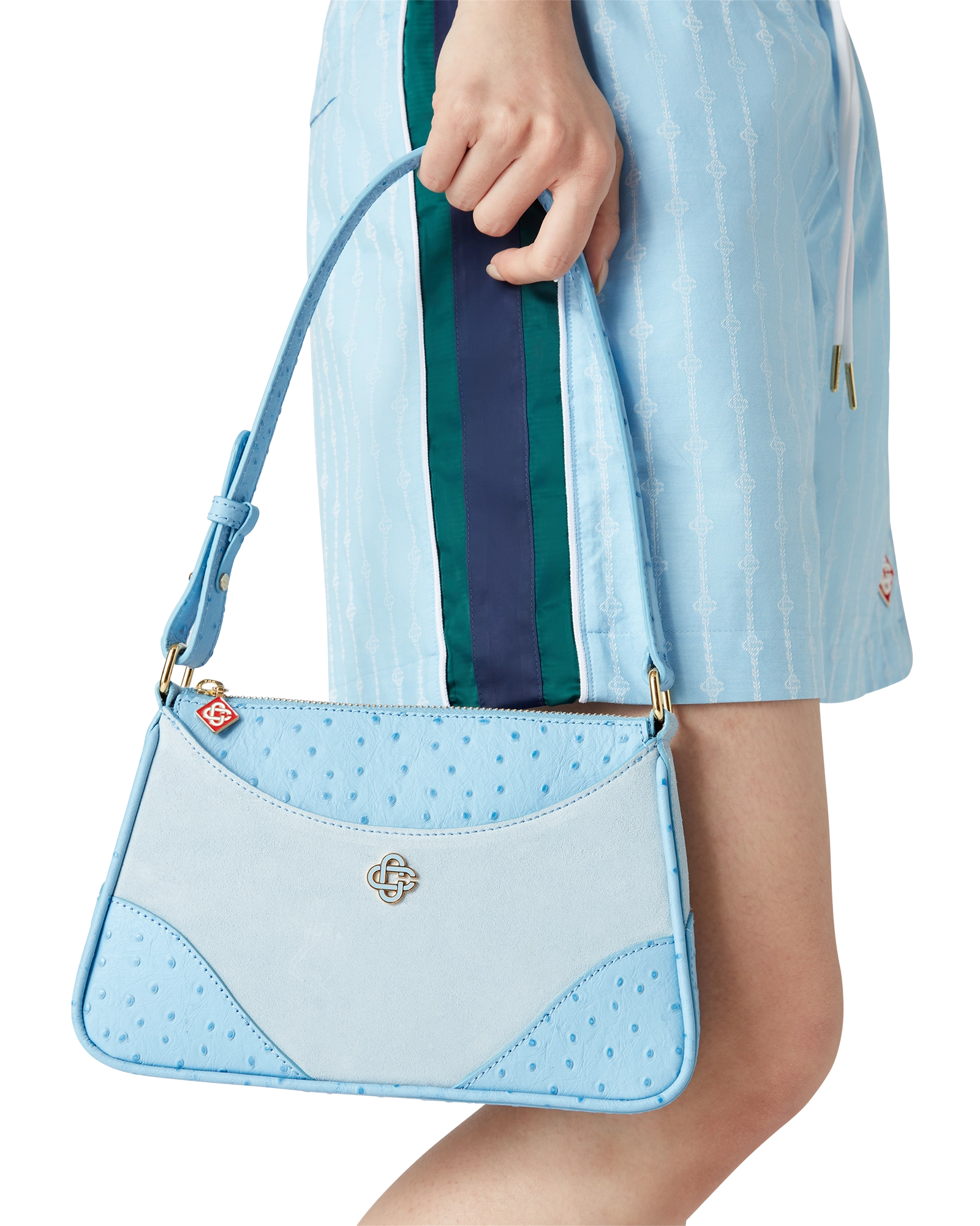 Blue Jeanne Pochette Shoulder Bag - 图片 4