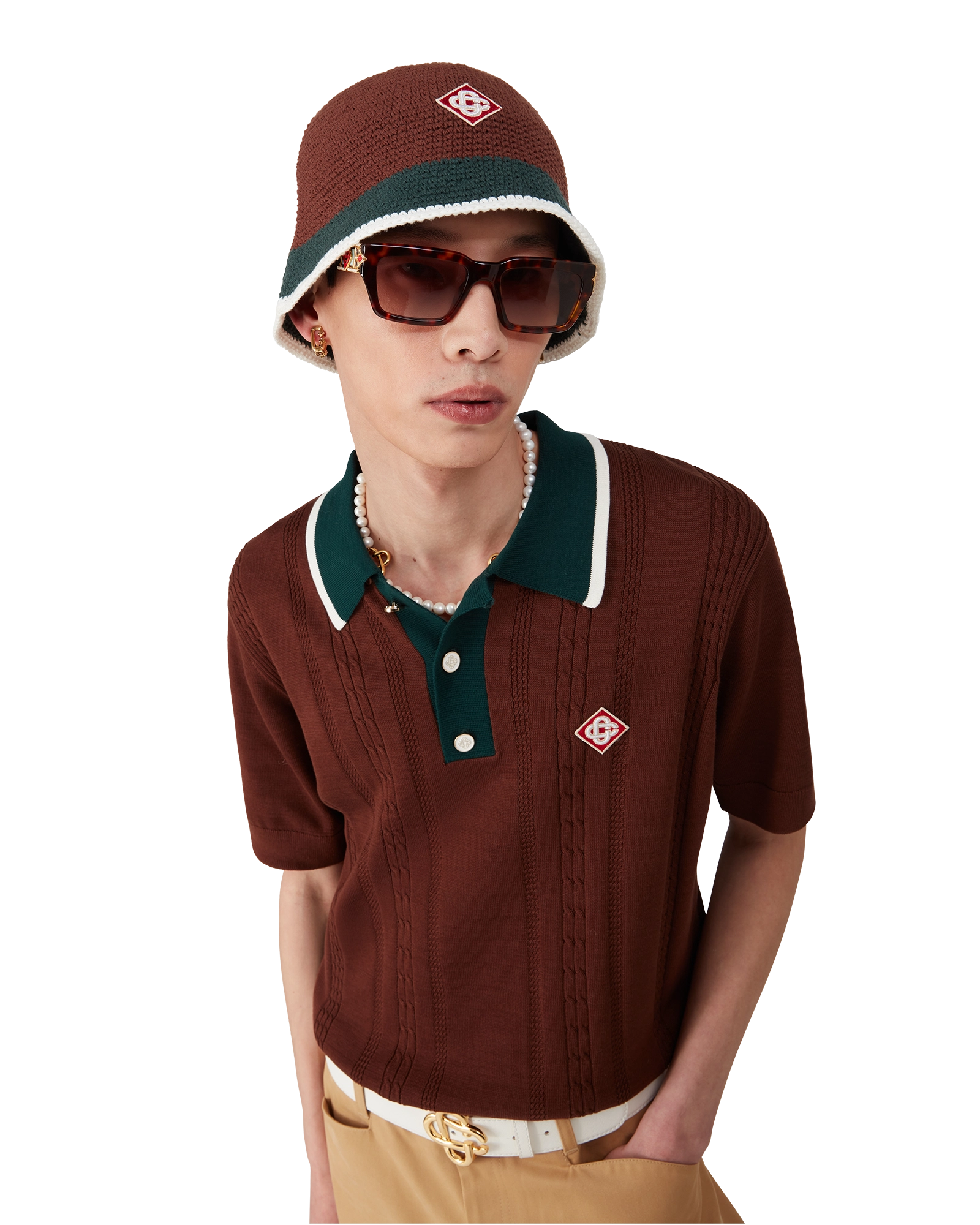 Stripe Crochet Hat - 图片 4