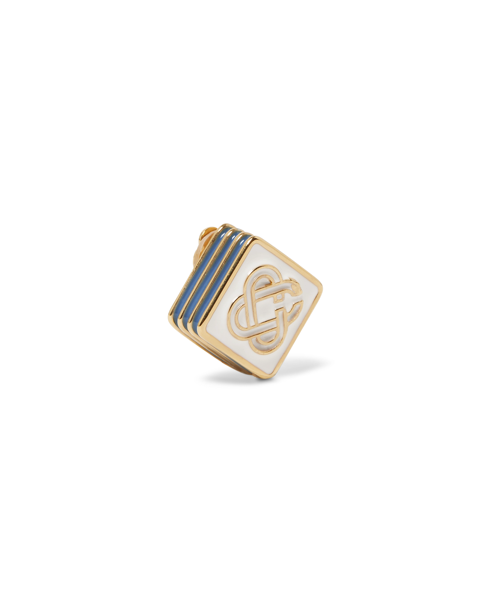 Monogram Logo Stud Earrings - Image 2