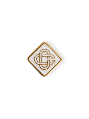 Monogram Logo Stud Earrings