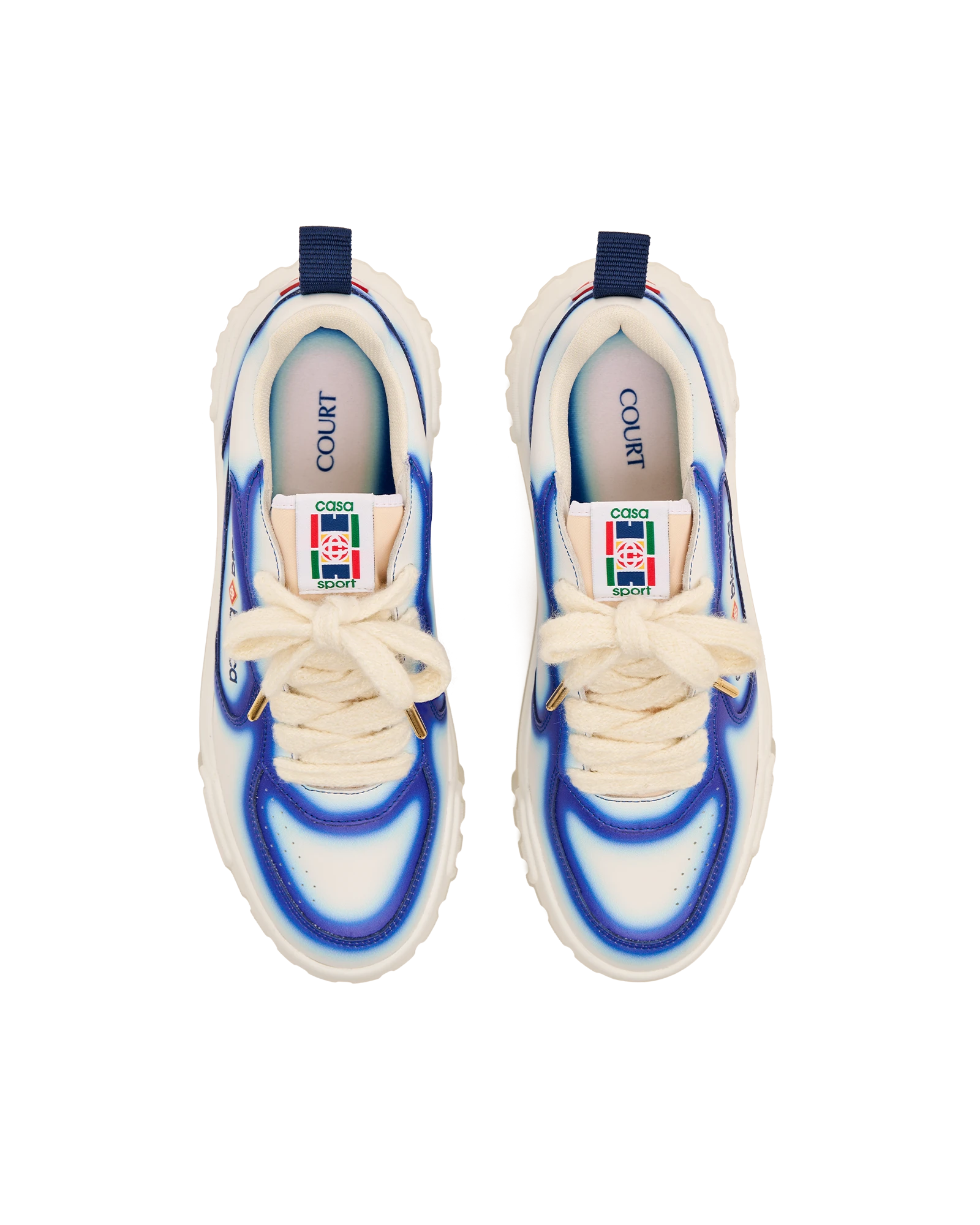 Women's Court Blue Fade Sneaker - 图片 12