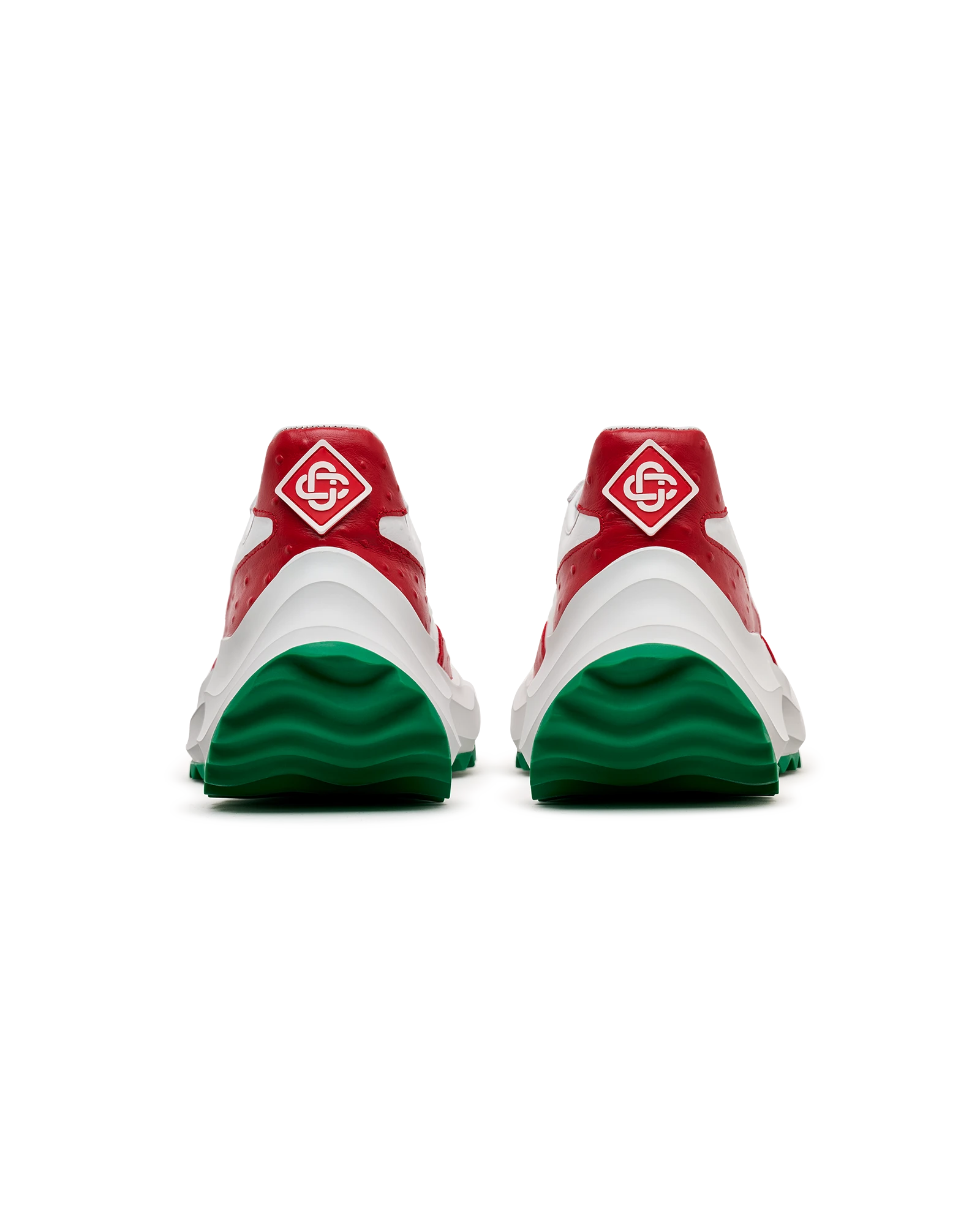 Men's Atlantis Red Ostrich Sneakers - 图片 11