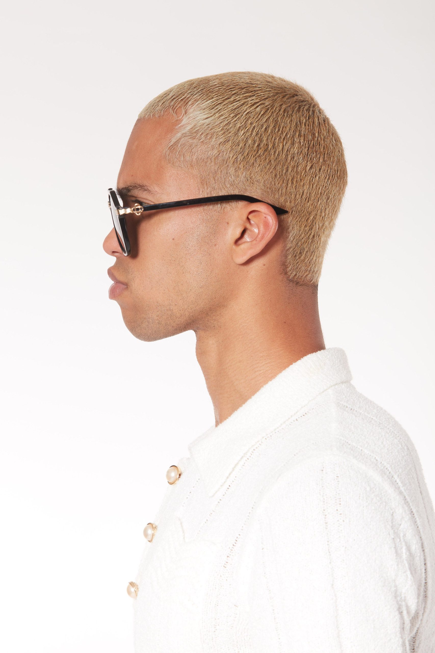 Rajio Black & Gold Sunglasses - 图片 5