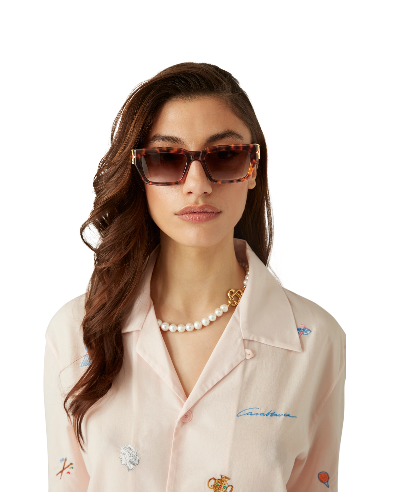 Tortoiseshell The Square Metope Sunglasses - 图片 6