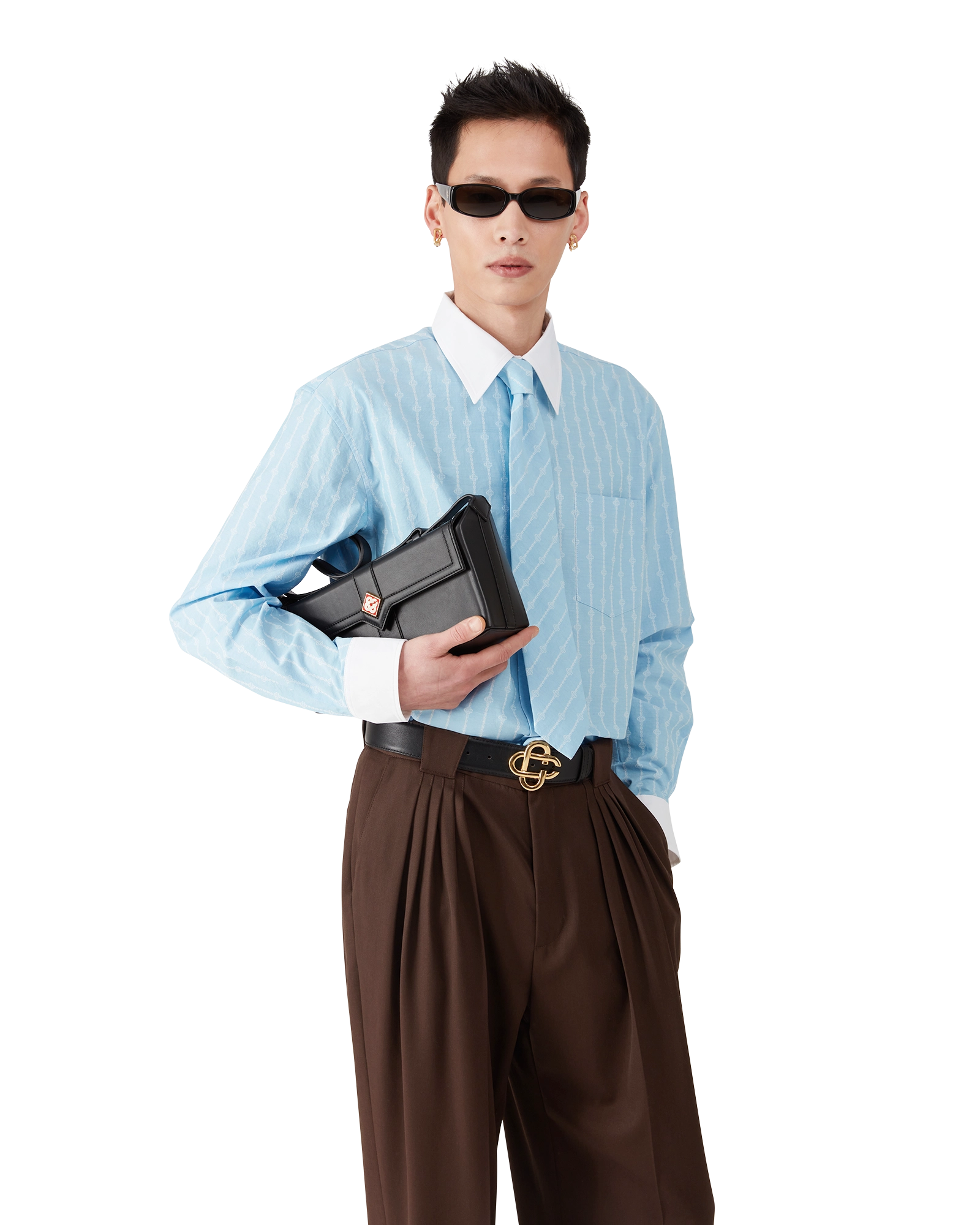 Tortoiseshell Slim Sunglasses - 图片 2