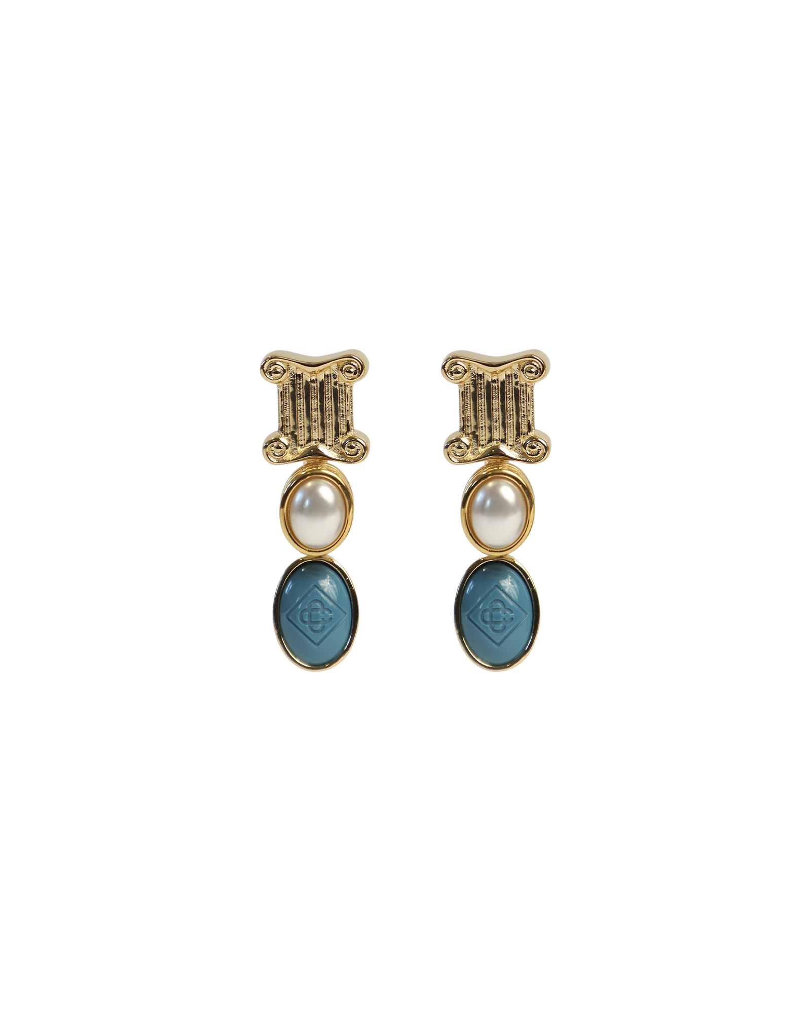 Column Drop Earrings