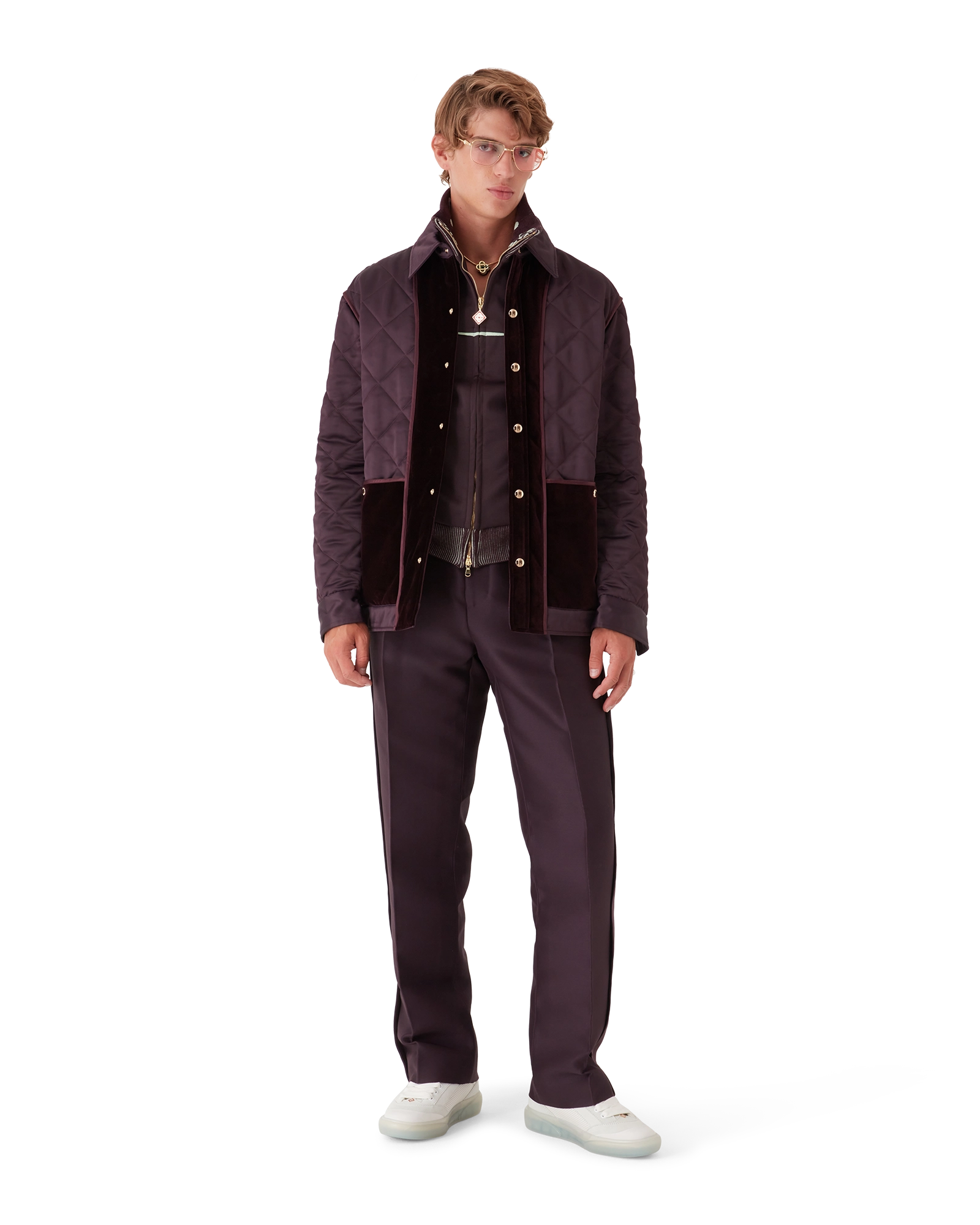 Satin Quilted Jacket - 图片 2