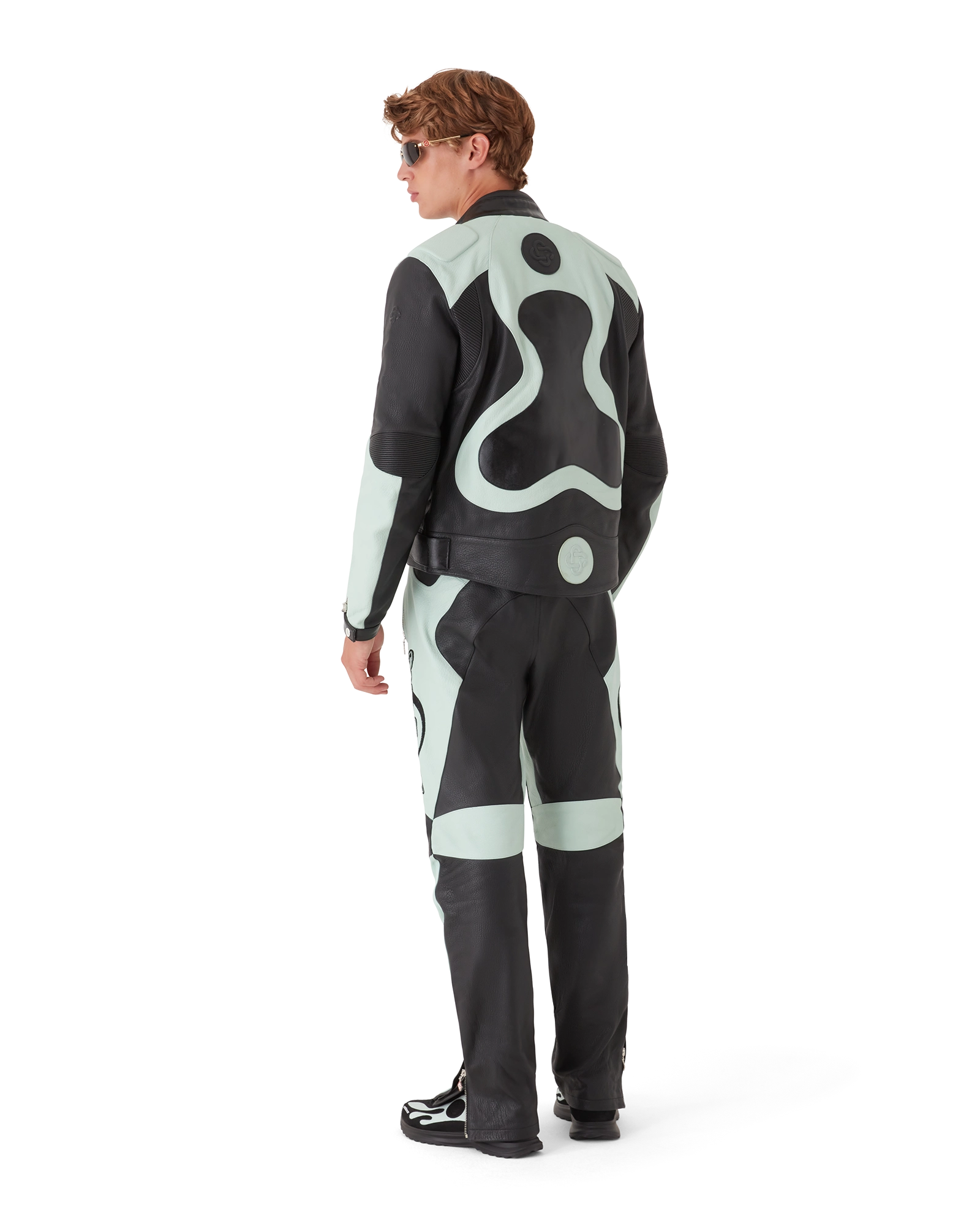 Leather Biker Jacket - 图片 3