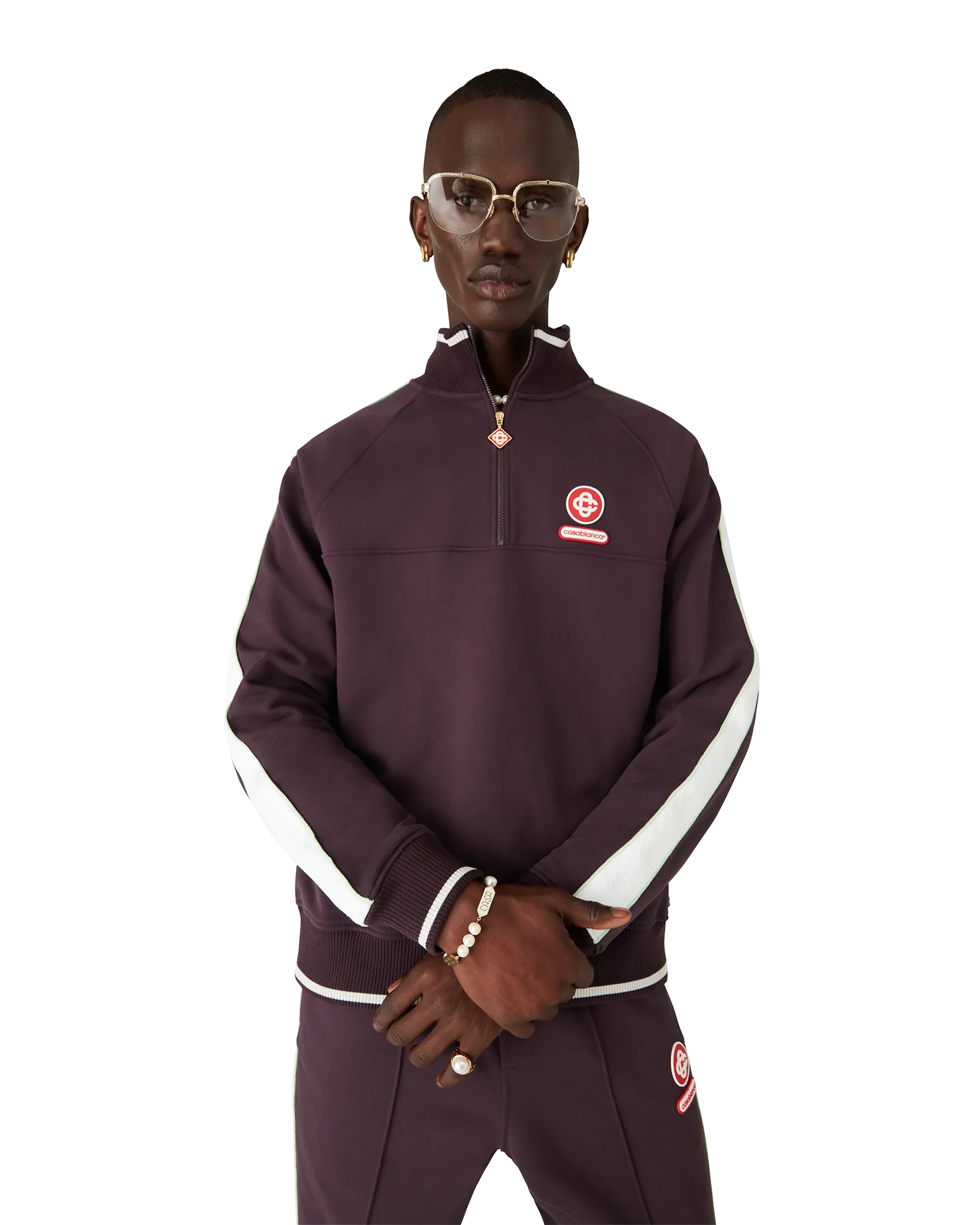 Quarter Zip Laurel Sweatshirt - 图片 3