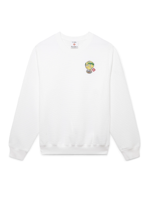 Tennis Mascot Quilted Sweatshirt