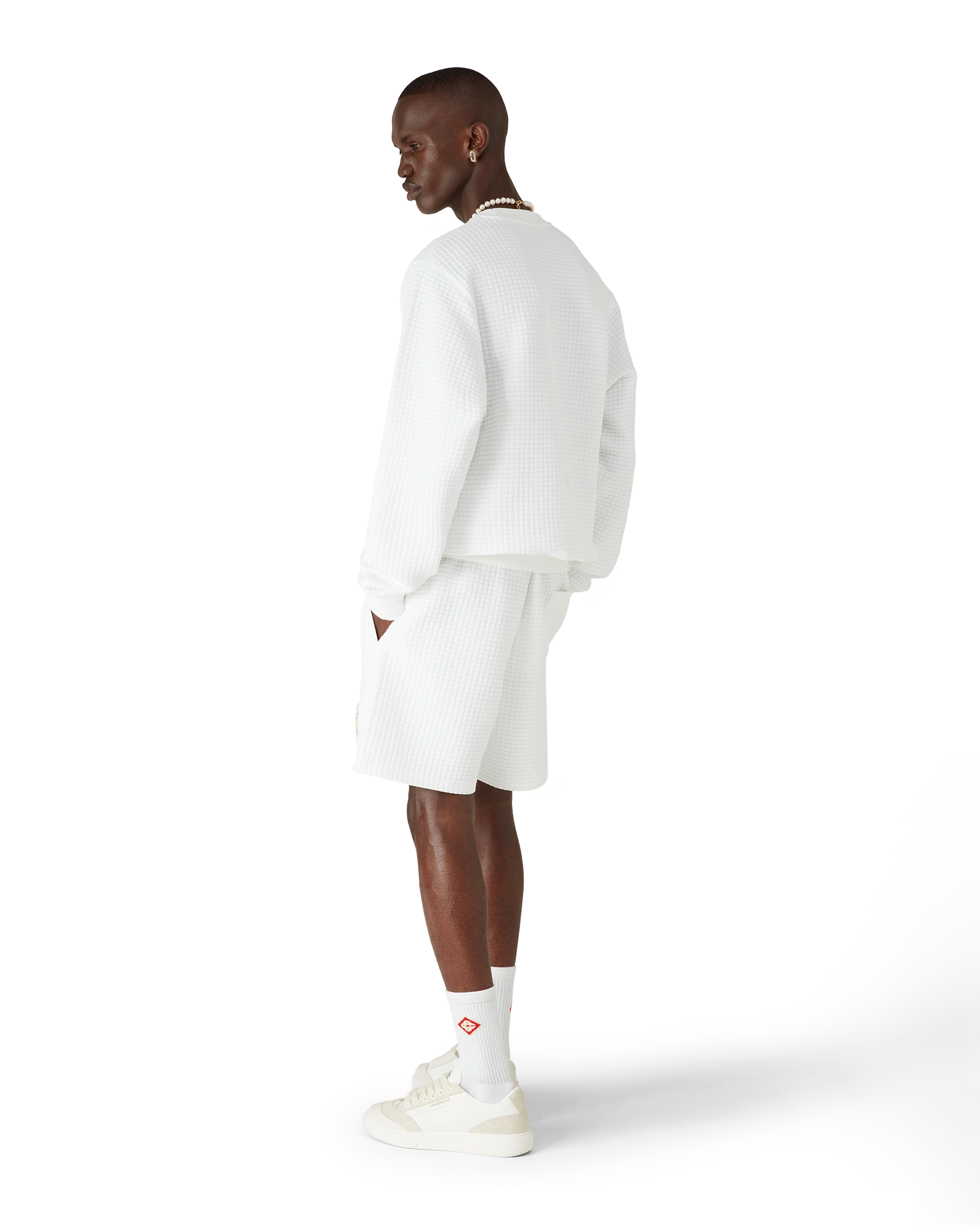 Tennis Mascot Quilted Sweatshirt - 图片 3