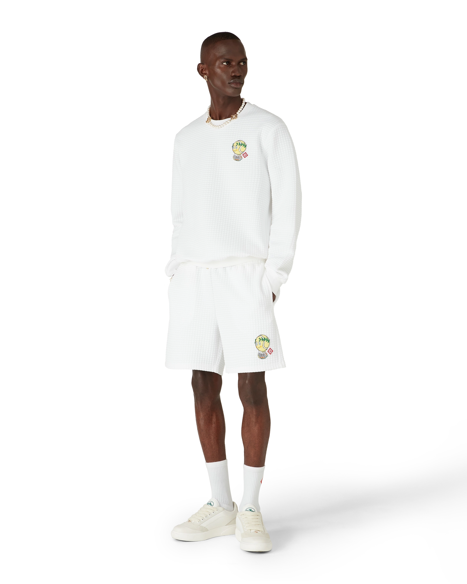 Tennis Mascot Quilted Sweatshorts - 图片 2