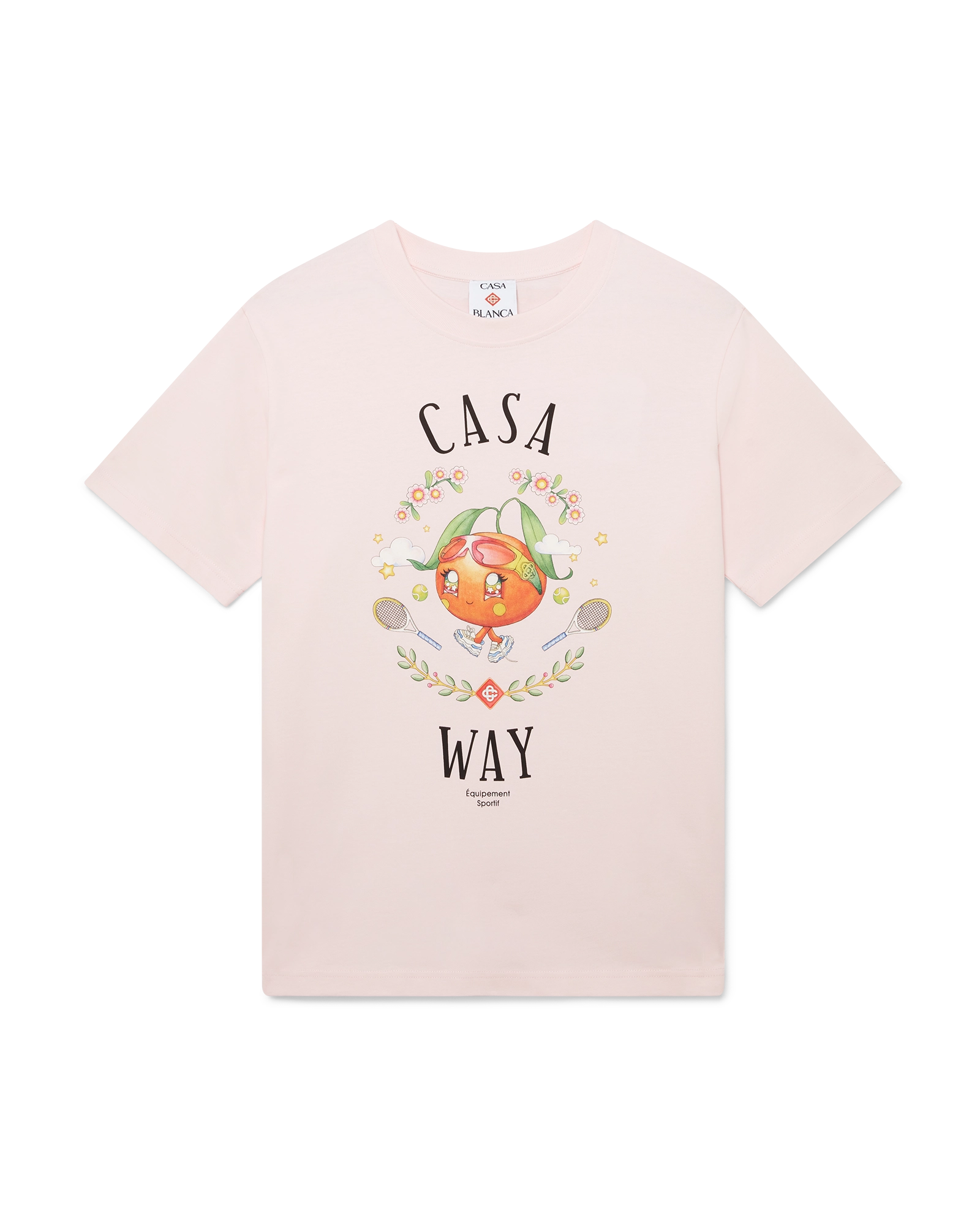 Casa Way Orange Mascot Short Sleeve T-Shirt