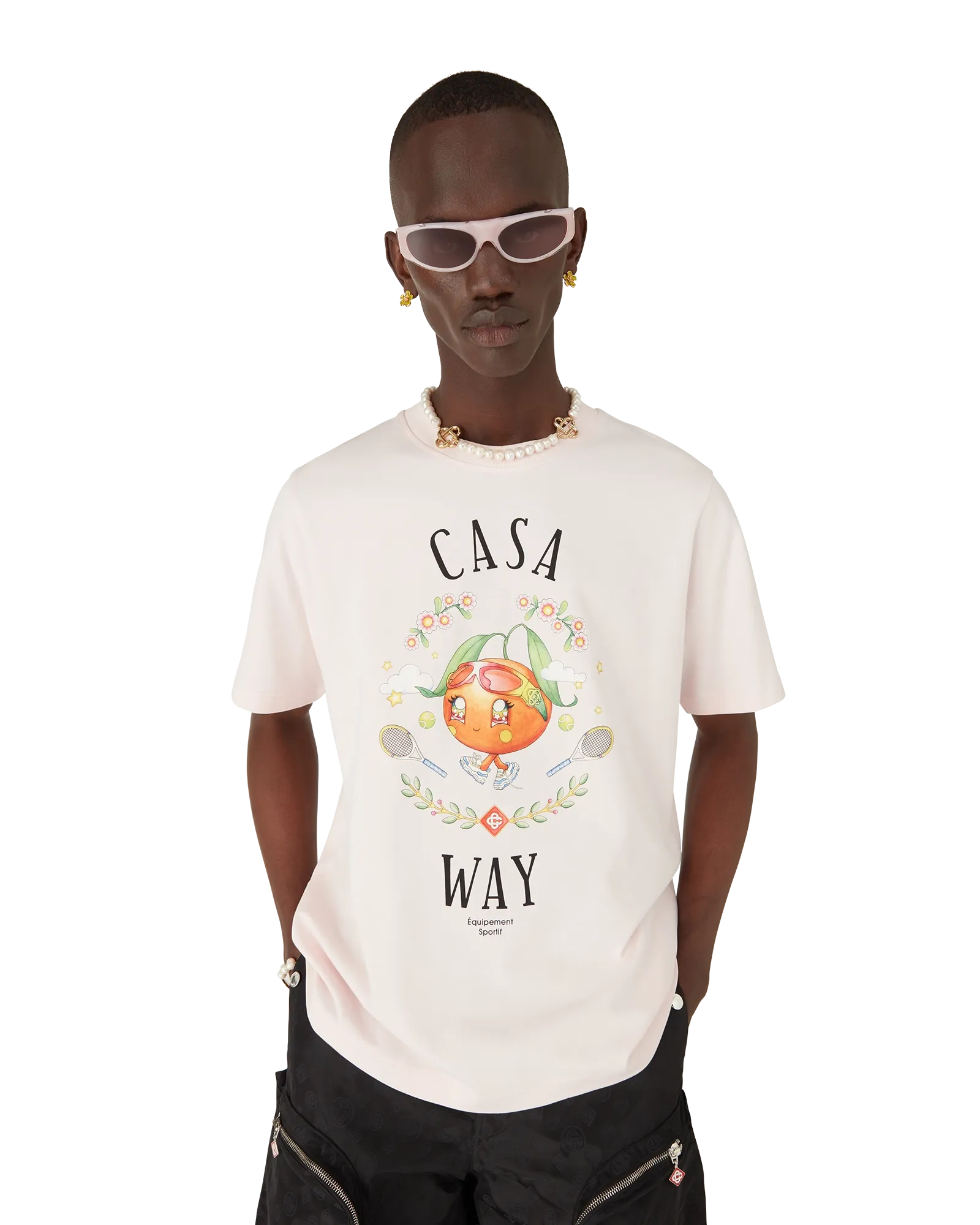 Casa Way Orange Mascot Short Sleeve T-Shirt - 图片 4