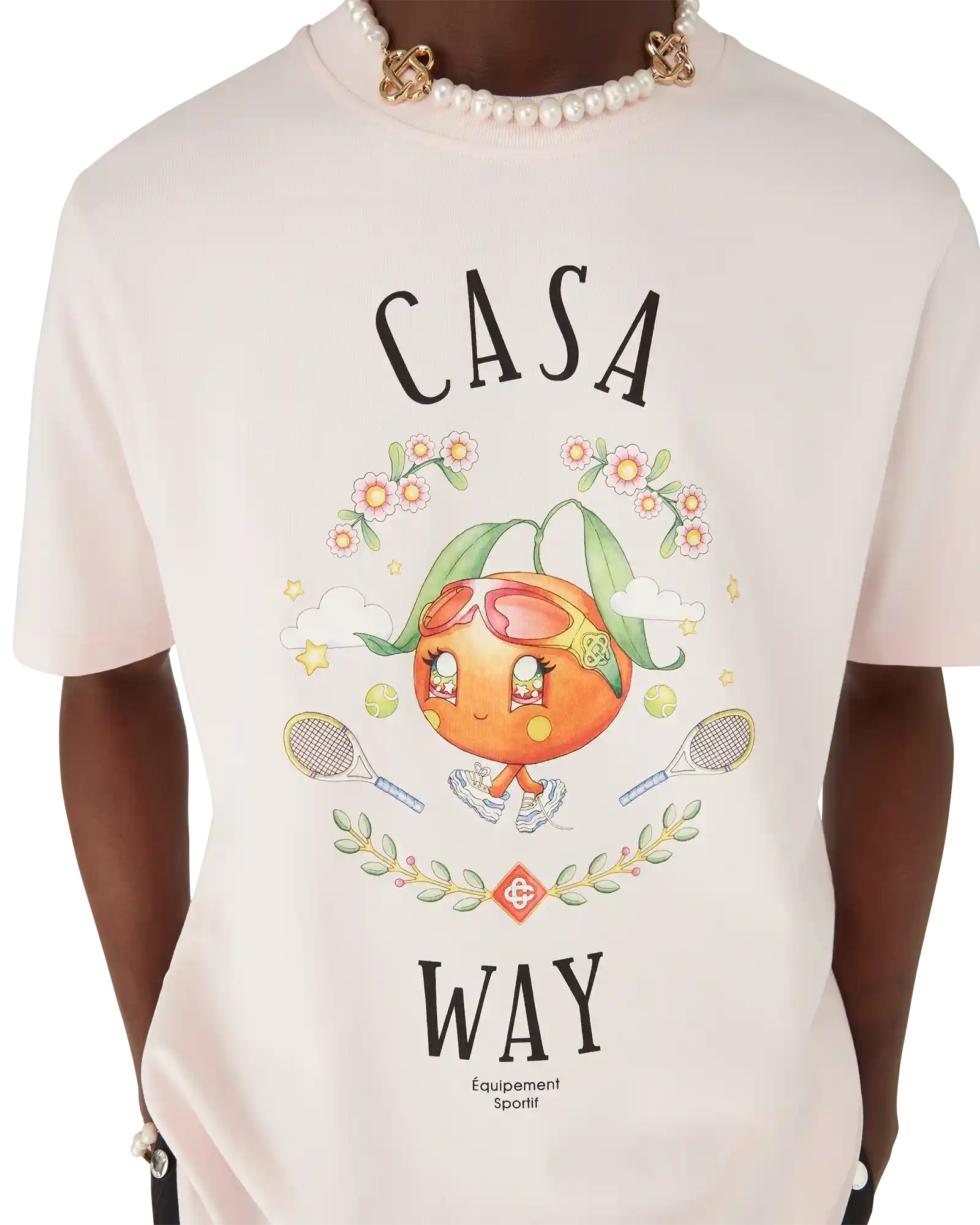 Casa Way Orange Mascot Short Sleeve T-Shirt - 图片 5