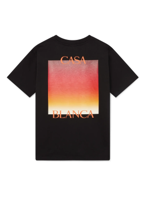 Gradient Square Short Sleeve T-Shirt