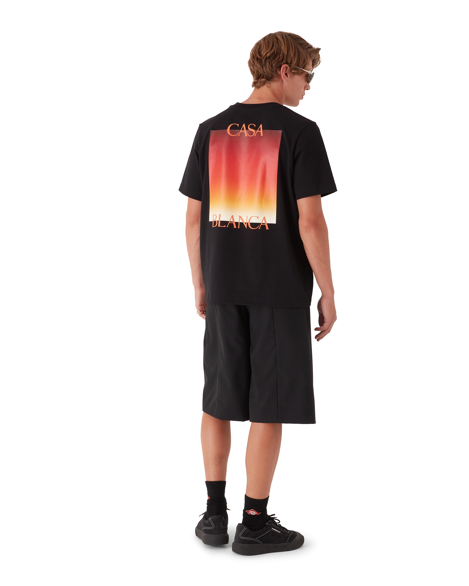 Gradient Square Short Sleeve T-Shirt - 图片 3