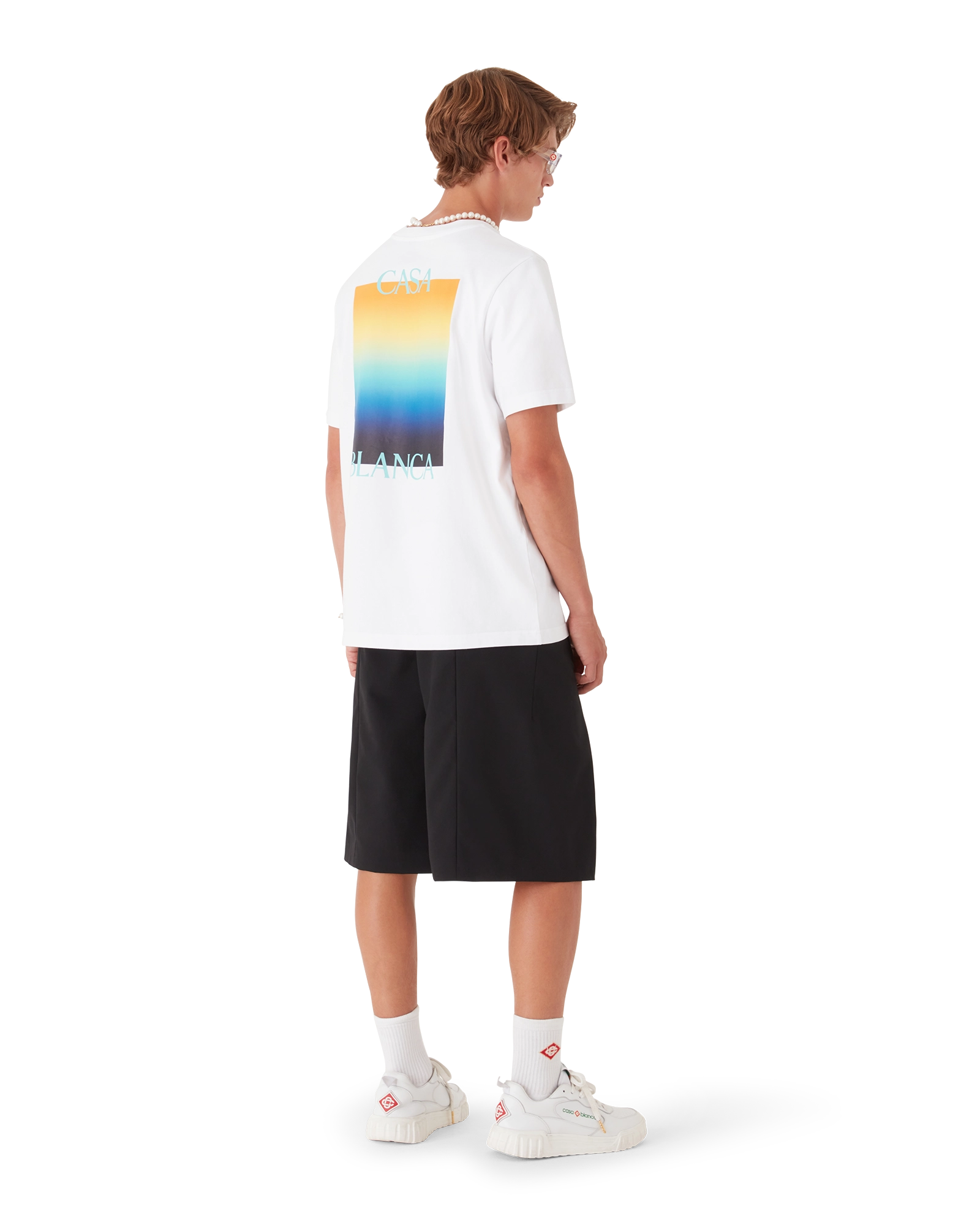 Gradient Square Short Sleeve T-Shirt - 图片 3