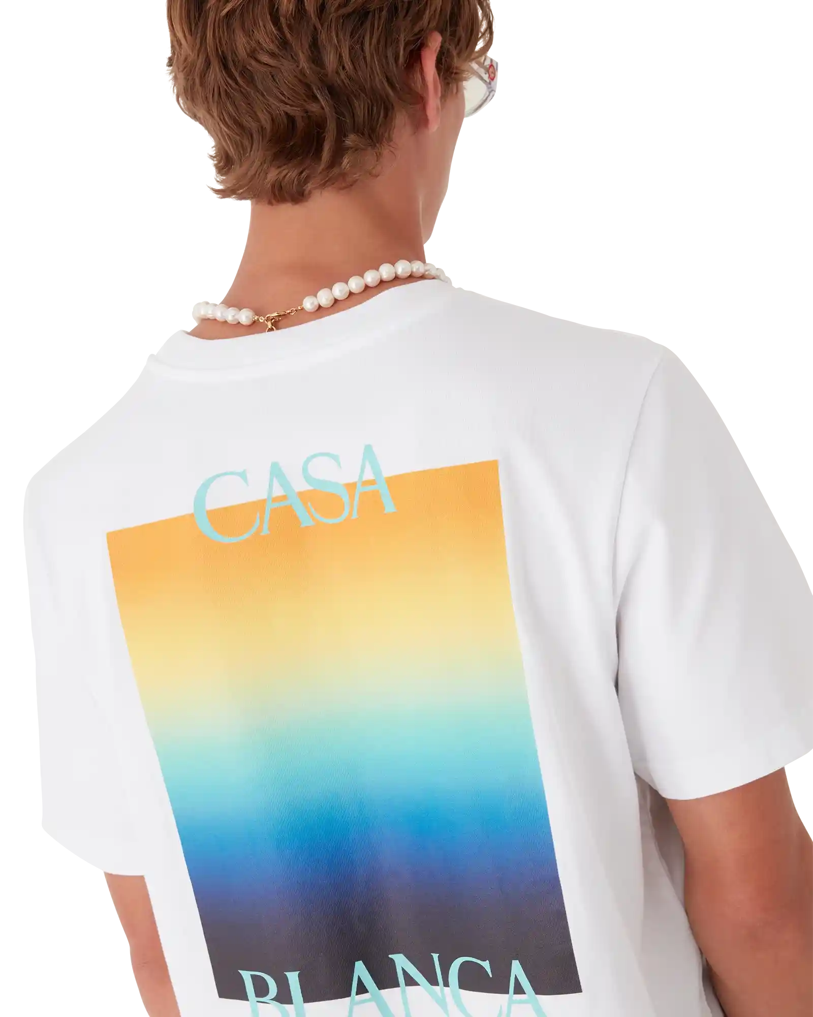 Gradient Square Short Sleeve T-Shirt - 图片 5