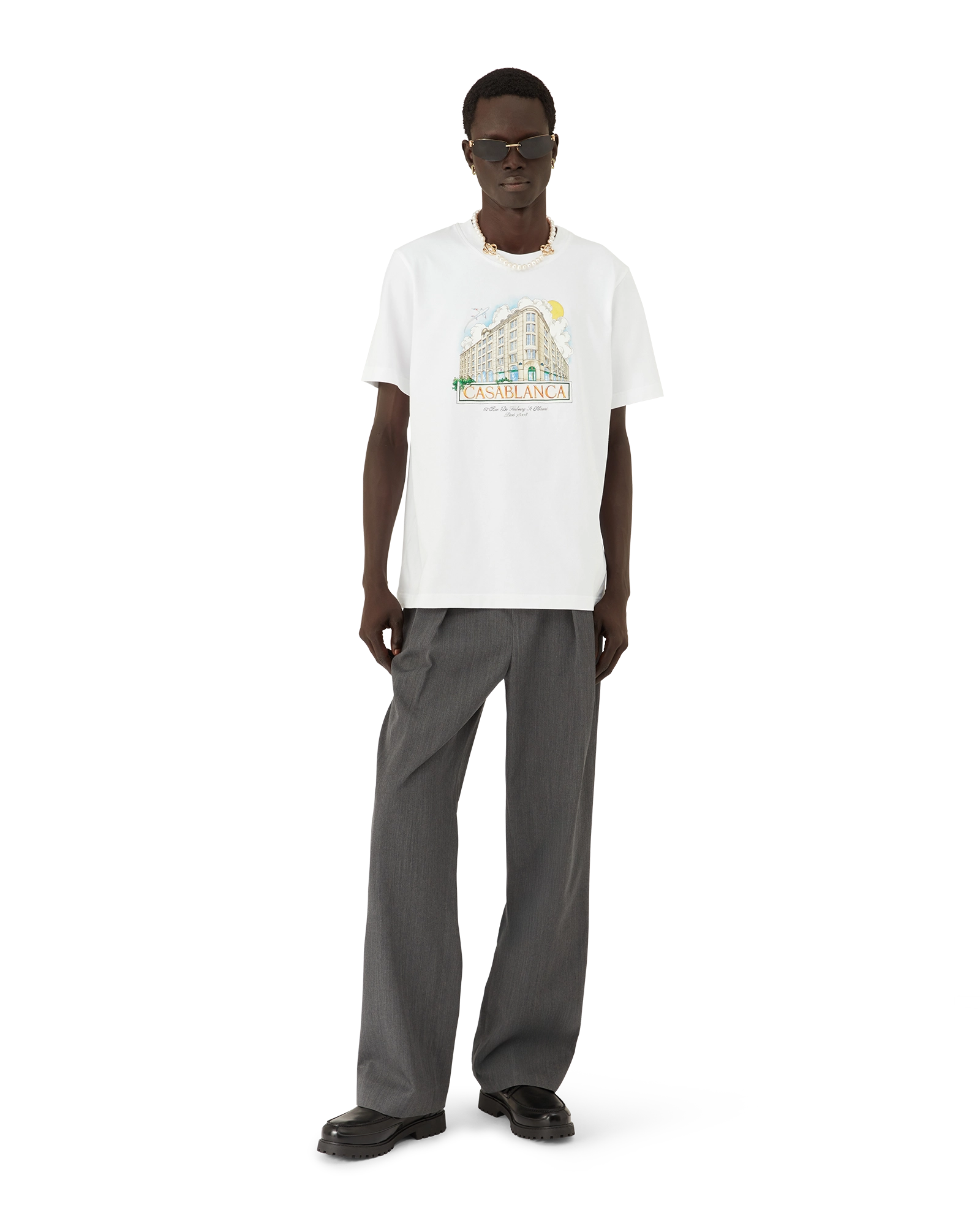 Paris Store Printed Short Sleeve T-Shirt - 图片 4