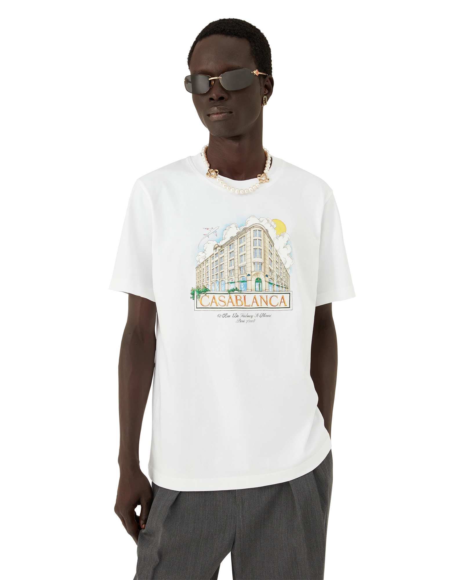 Paris Store Printed Short Sleeve T-Shirt - 图片 3