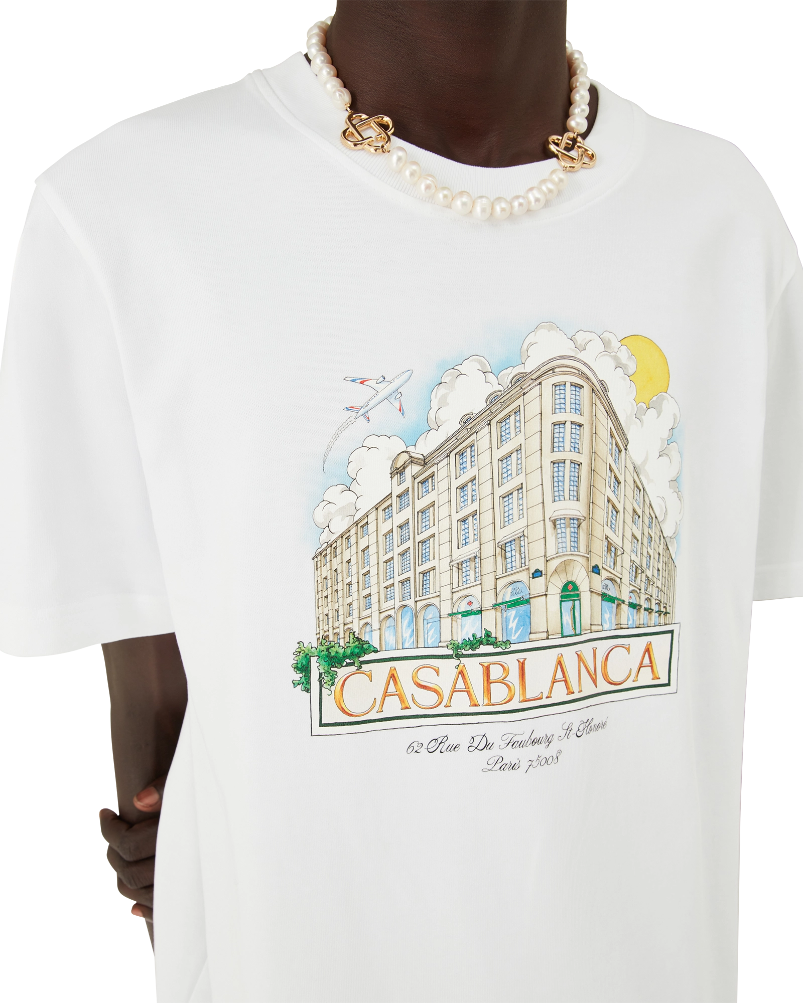 Paris Store Printed Short Sleeve T-Shirt - 图片 2