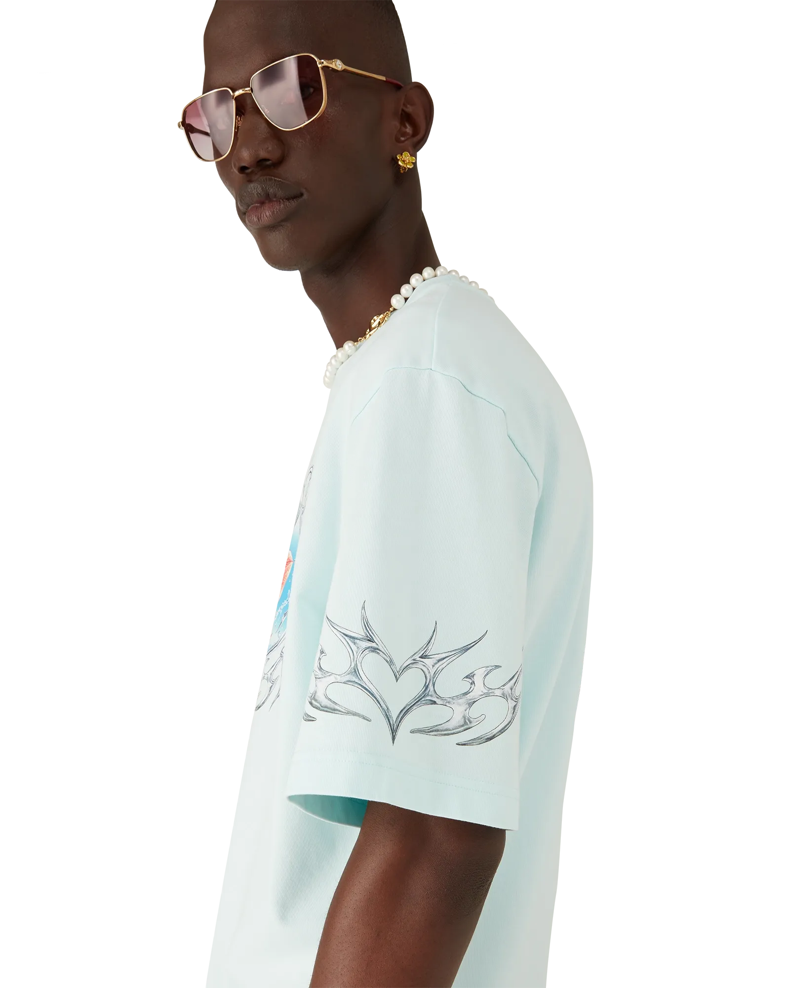 Blades Oversized Short Sleeve T-Shirt - 图片 2