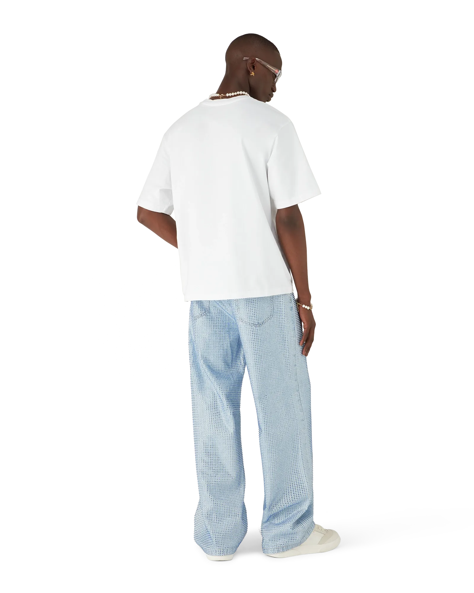 Dragonfly Floral Oversized Short Sleeve T-Shirt - 图片 4