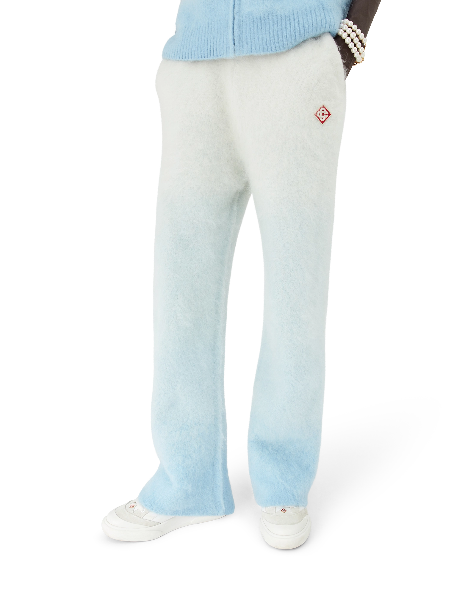 Fluffy Gradient Mohair Trousers - 图片 4