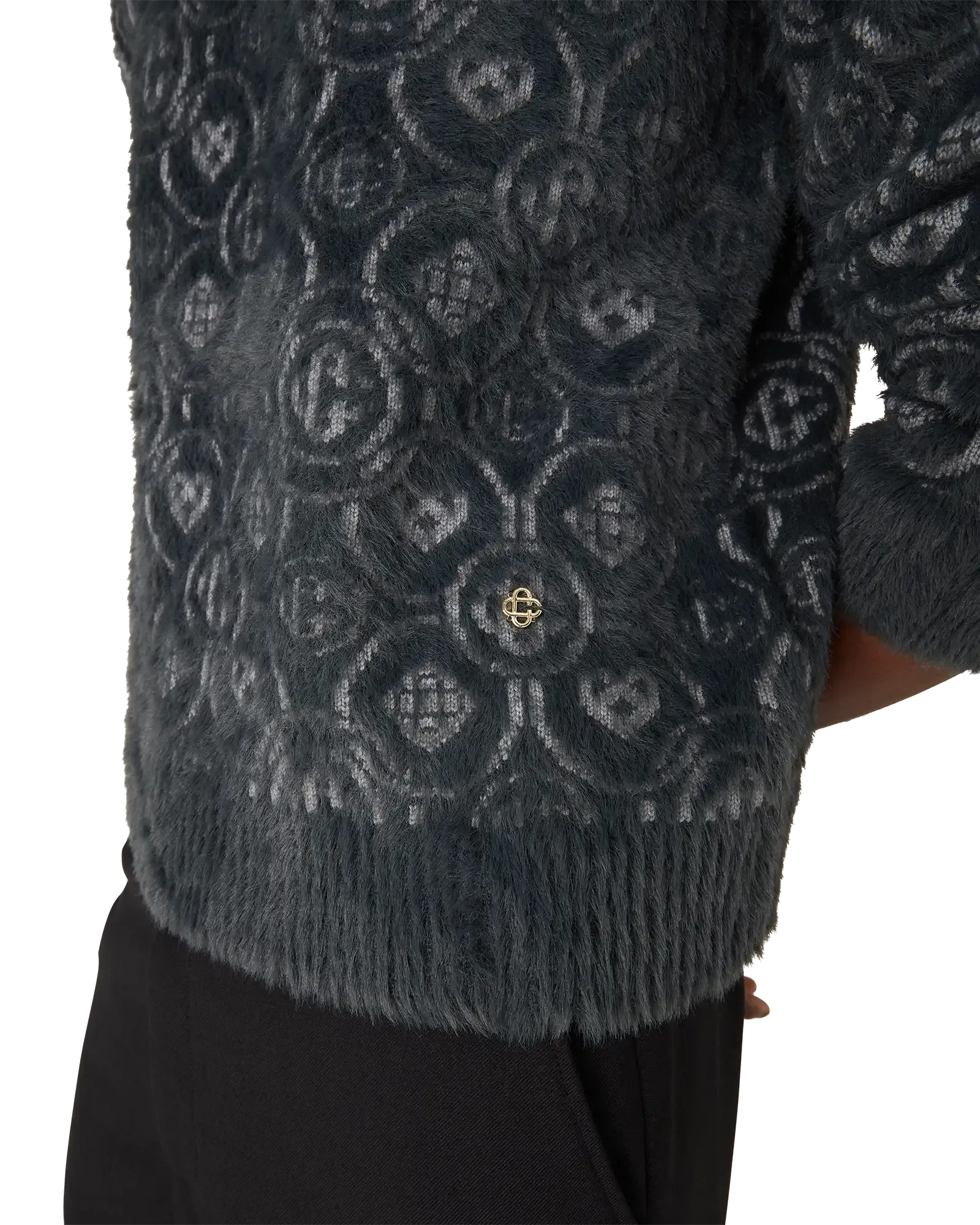 Fluffy Monogram Jumper - 图片 5