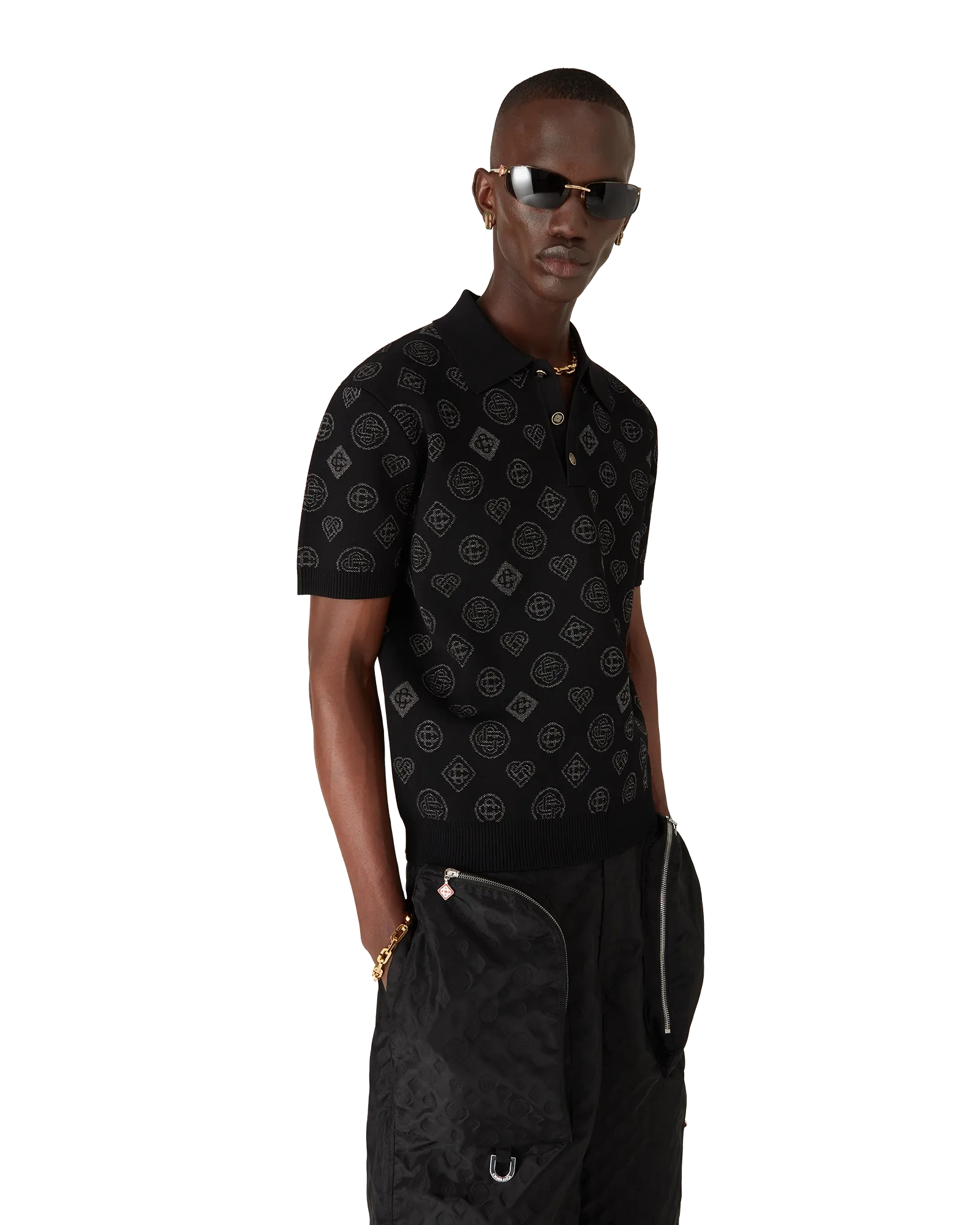 Monogram Jacquard Polo - 图片 4