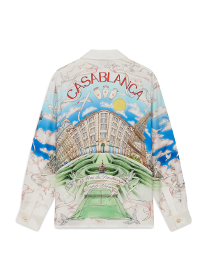 Paris Store Long Sleeve Silk Shirt