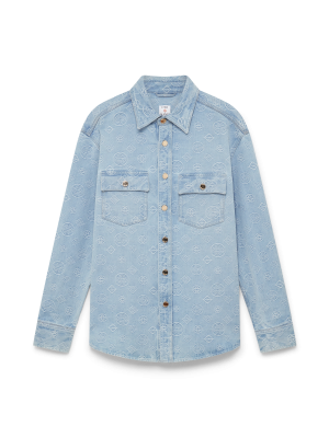 Denim Monogram Shirt