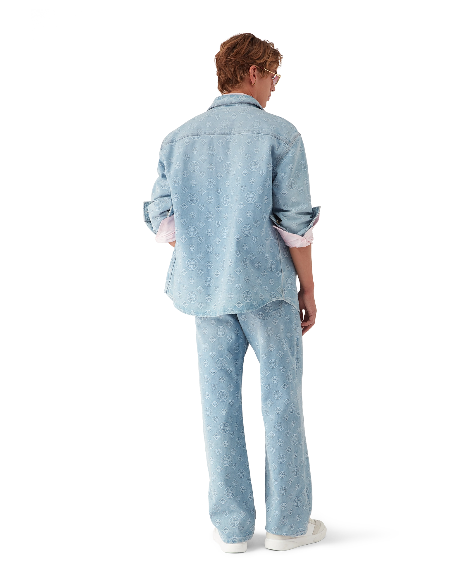 Denim Monogram Shirt - 图片 3