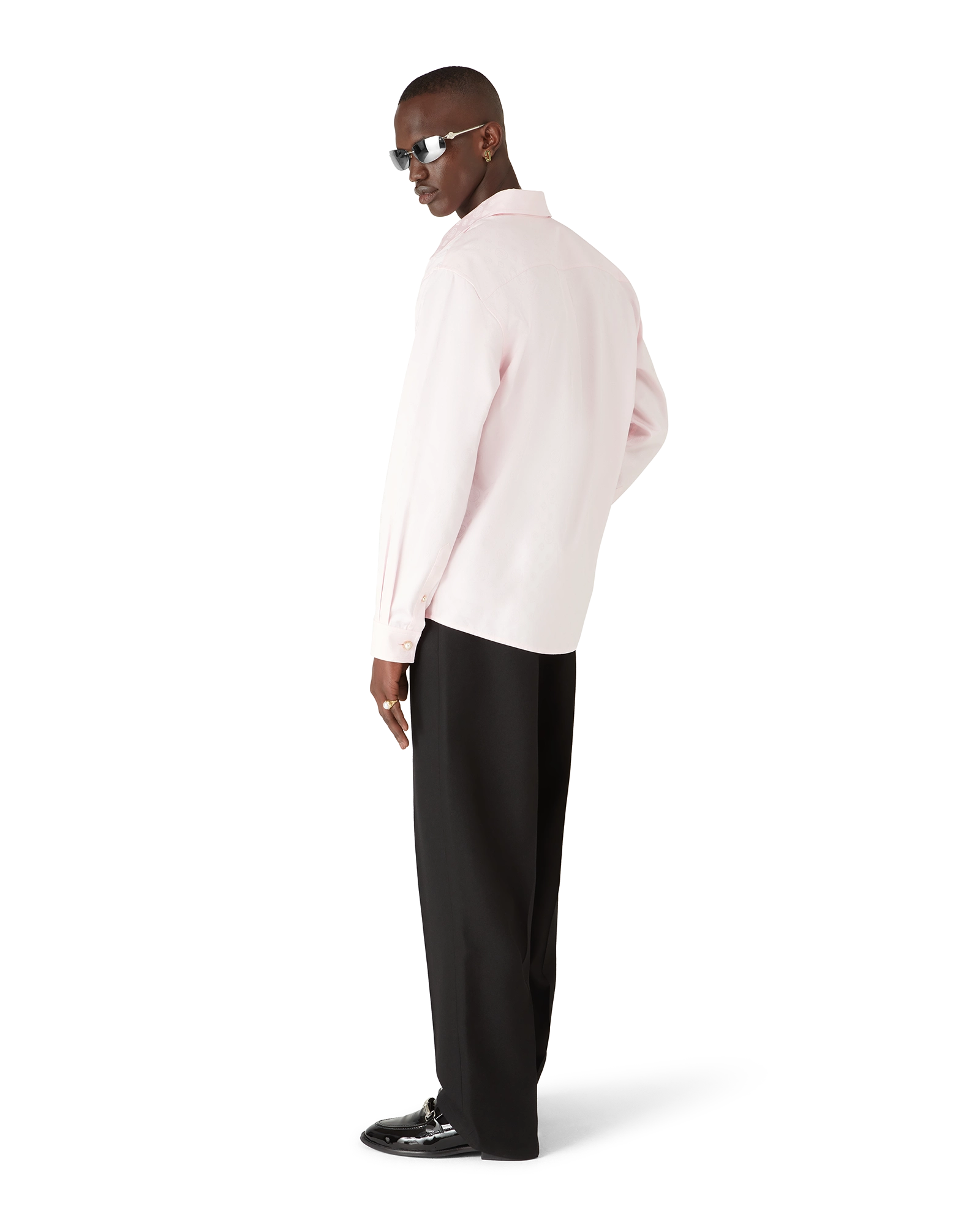 Cotton Monogram Long Sleeve Shirt - 图片 3