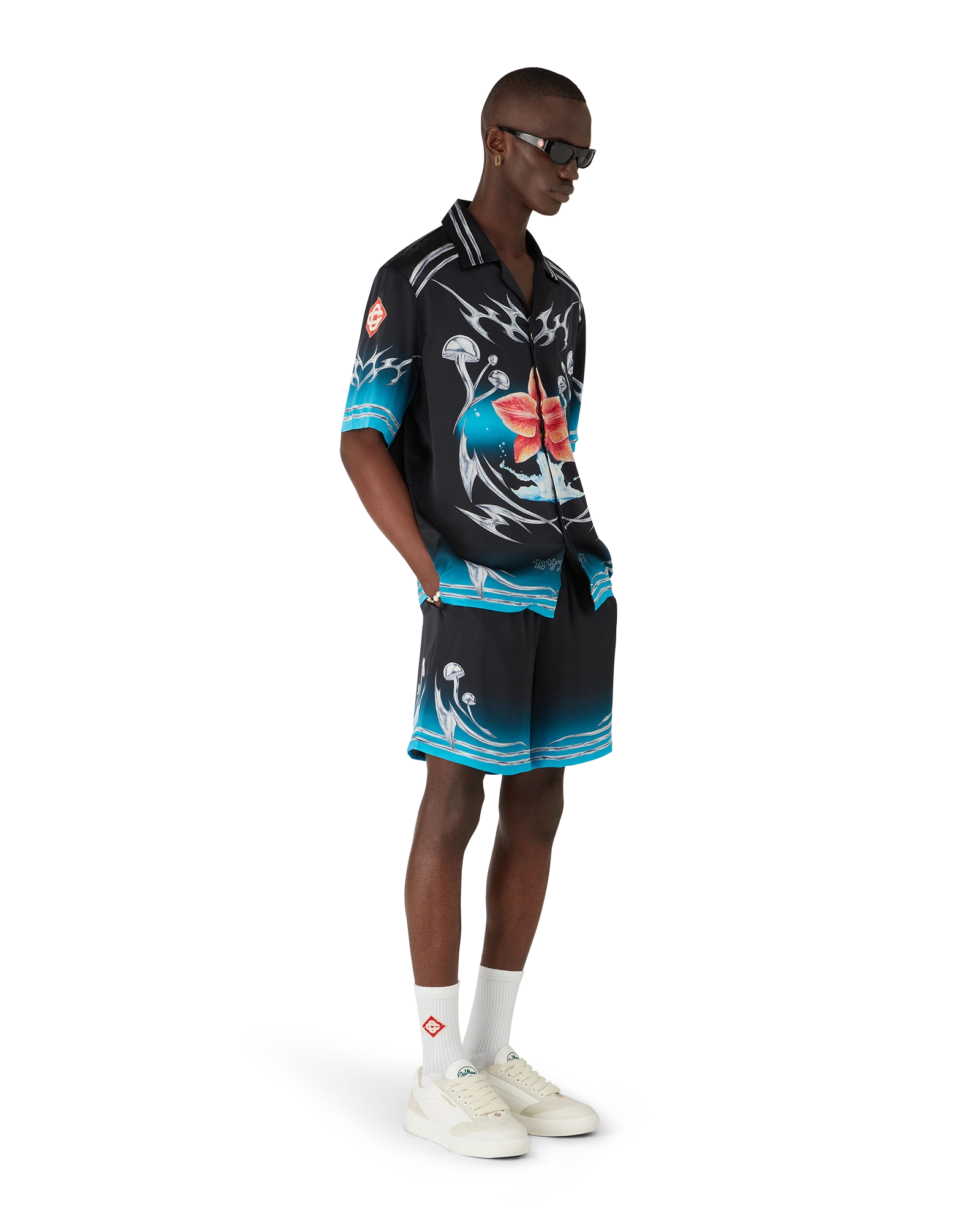 Blades Silk Satin Shorts - 图片 4