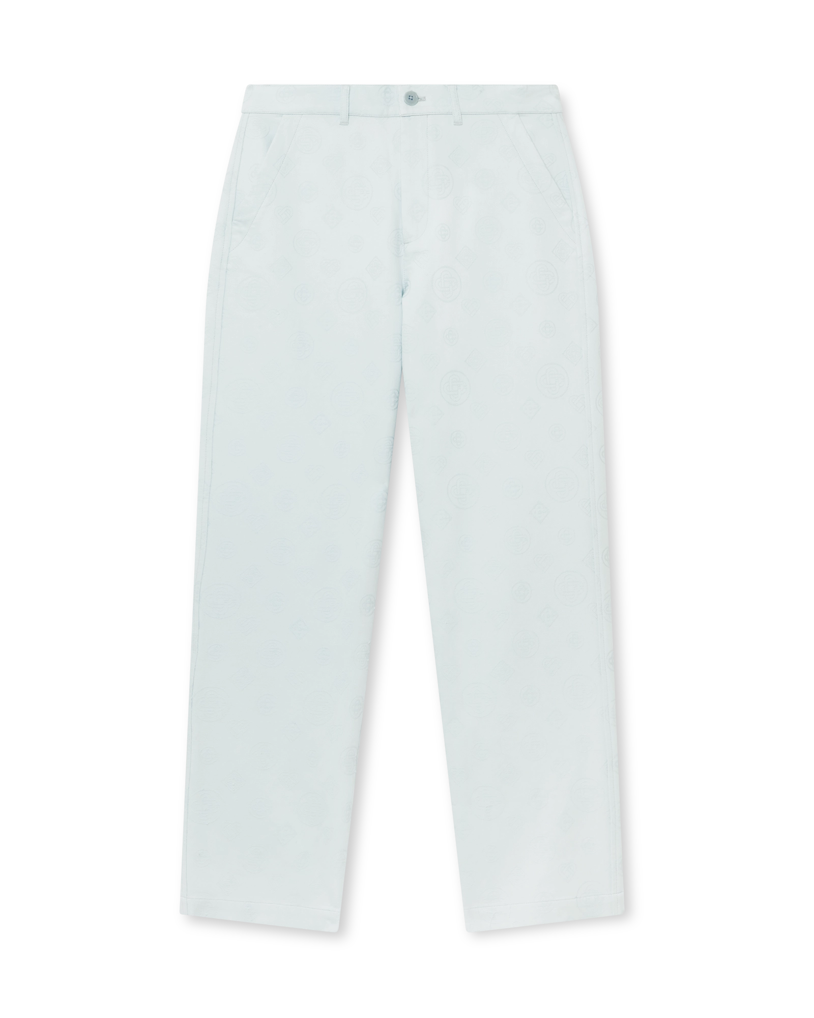 Cotton Monogram Workwear Trousers