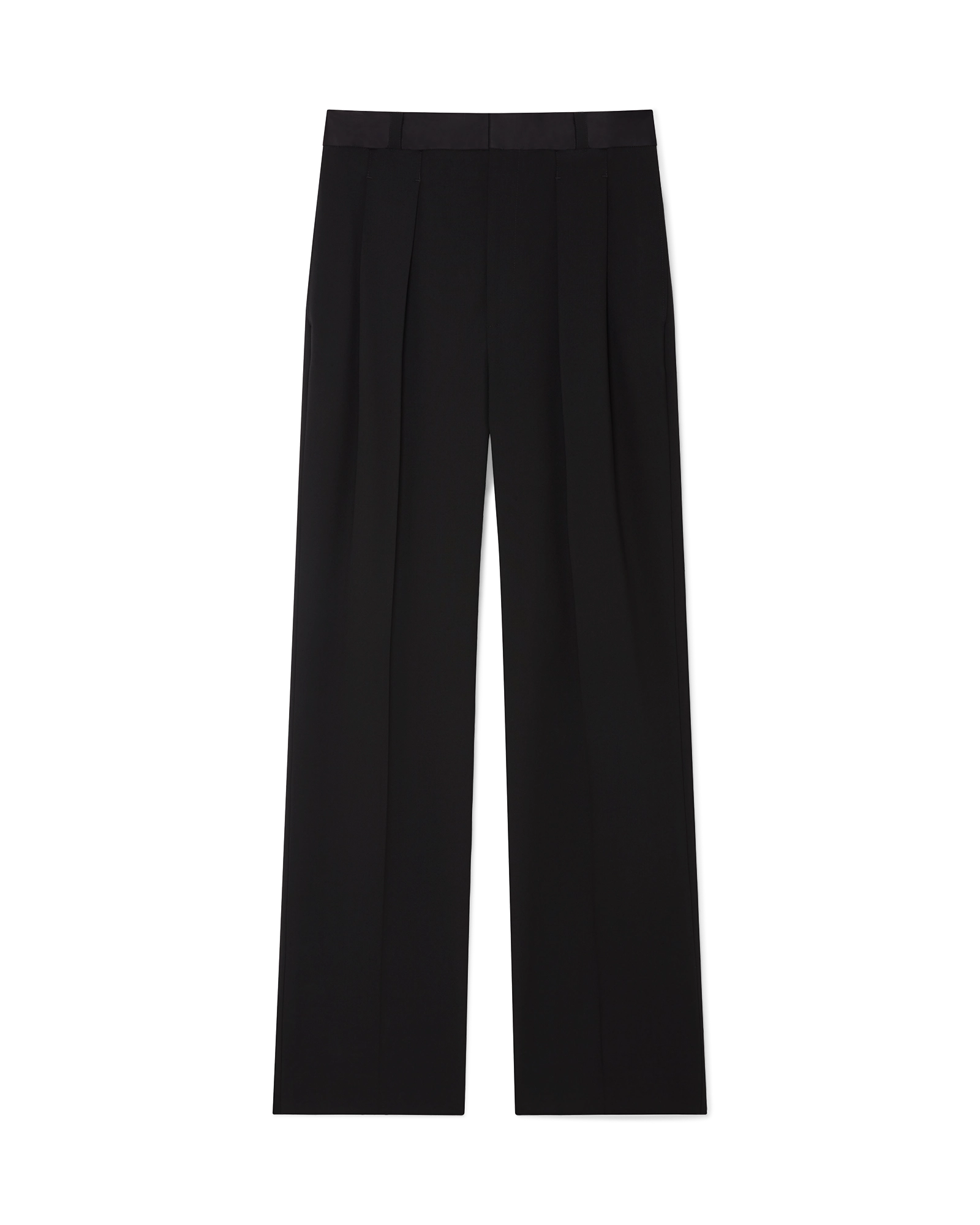 Wool Tailoring Pleated Trousers